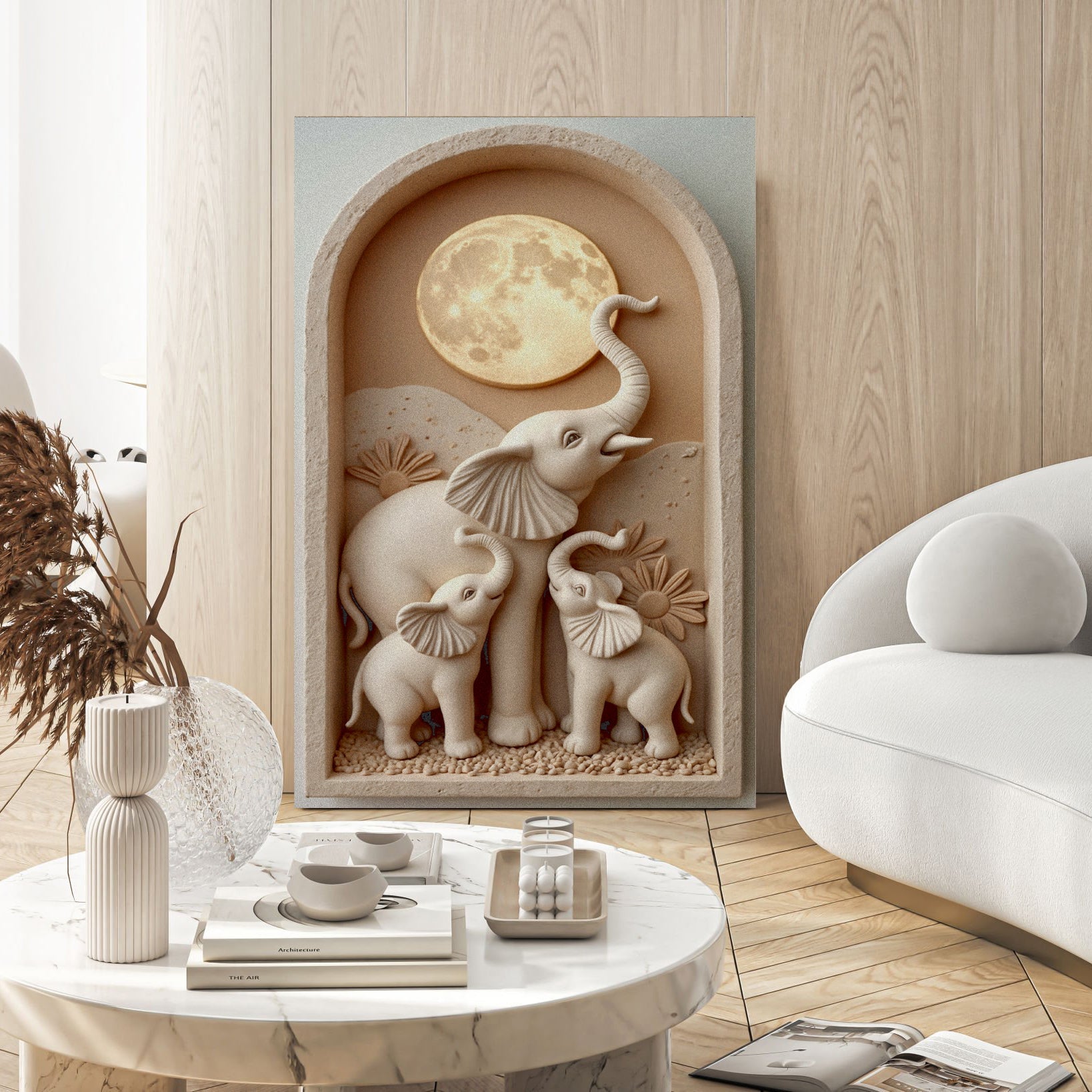 Elephant Harmony Wall Art on sale at MyriadMart