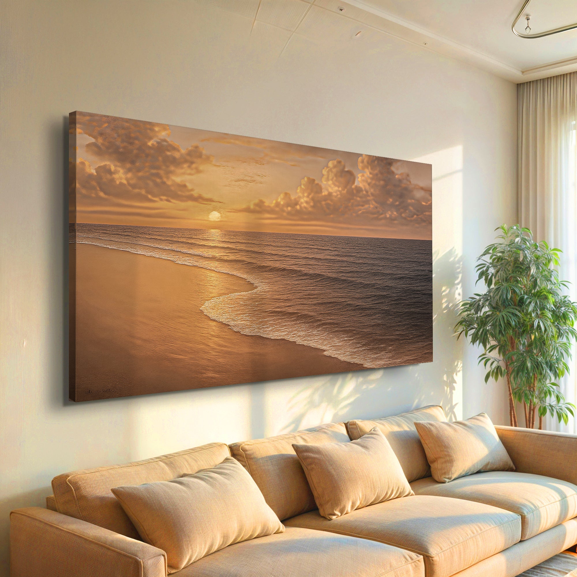 Beach Shoreline Coastal Wall Art VIII on sale at MyriadMart