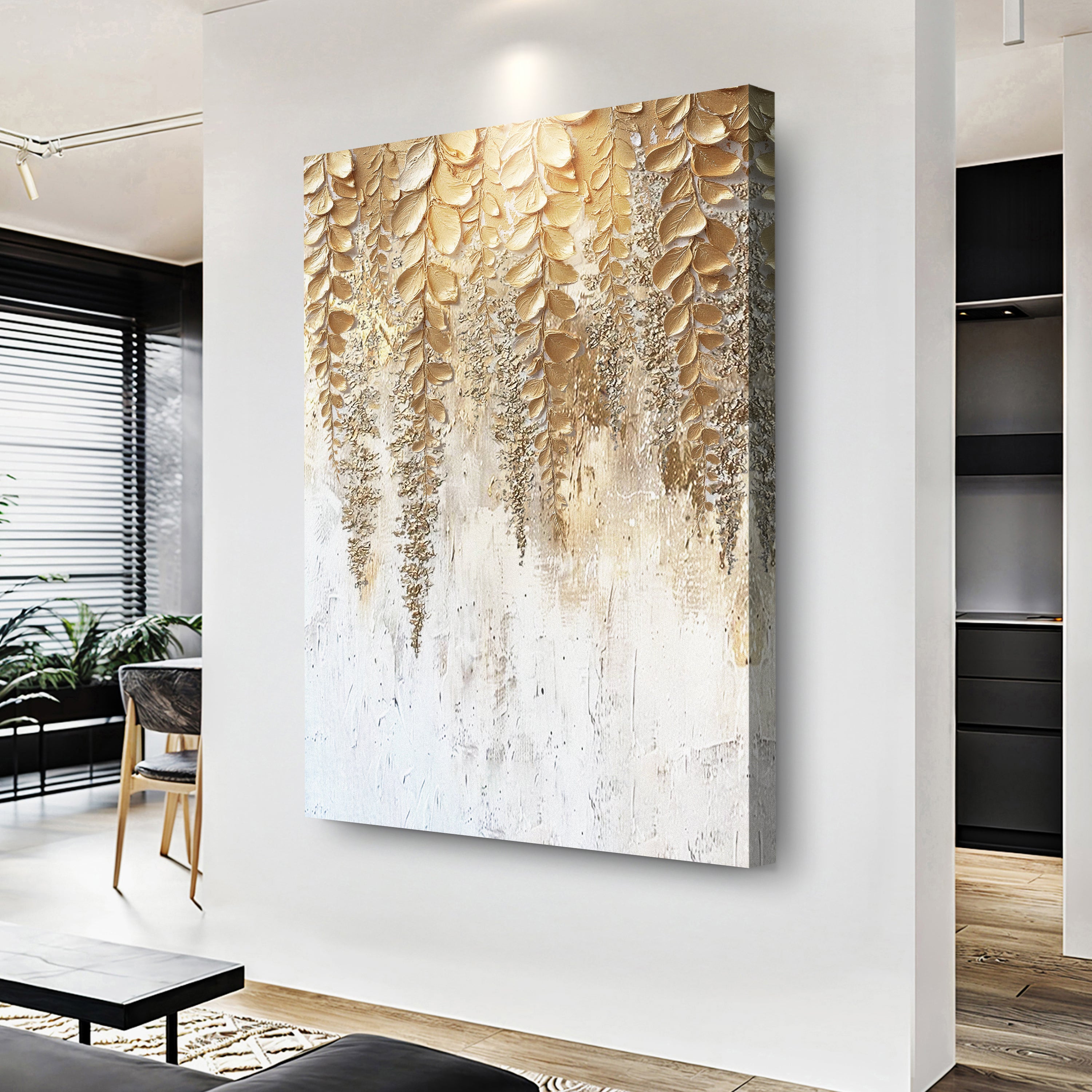Golden Wisteria Wall Art on sale at MyriadMart