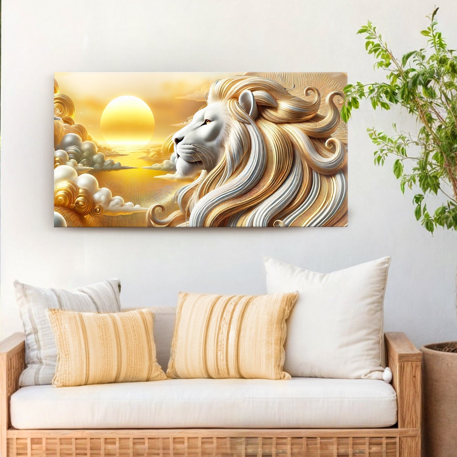 3D Majestic Lion Wall Art V on sale at MyriadMart