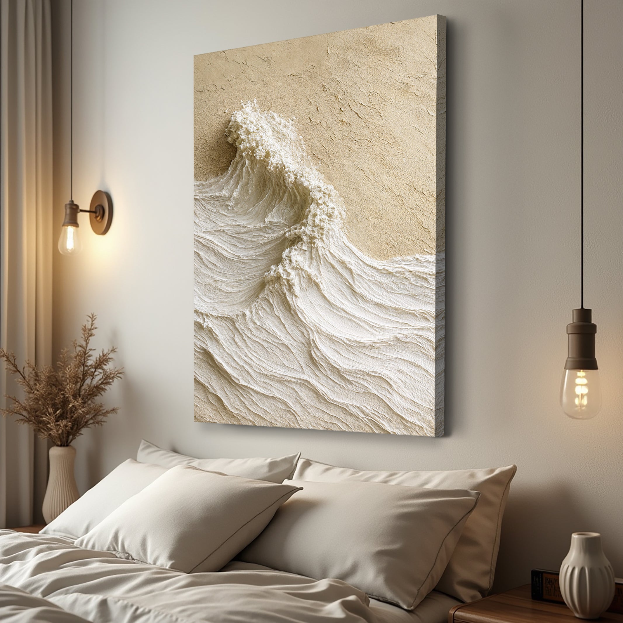 Modern Neutral Mountain Wall Art on sale at MyriadMart