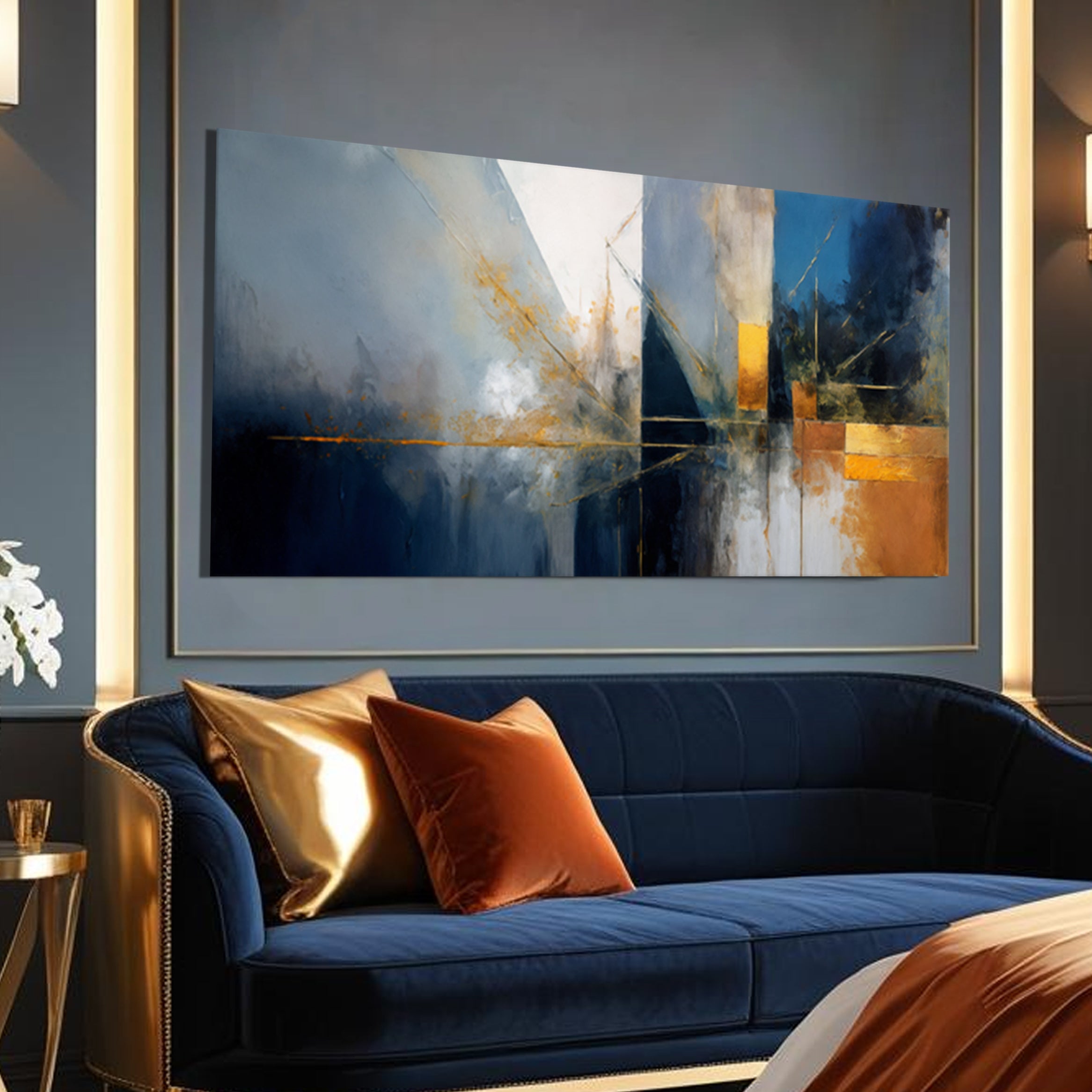 Abstract Geometric Lines Wall Art III on sale at MyriadMart