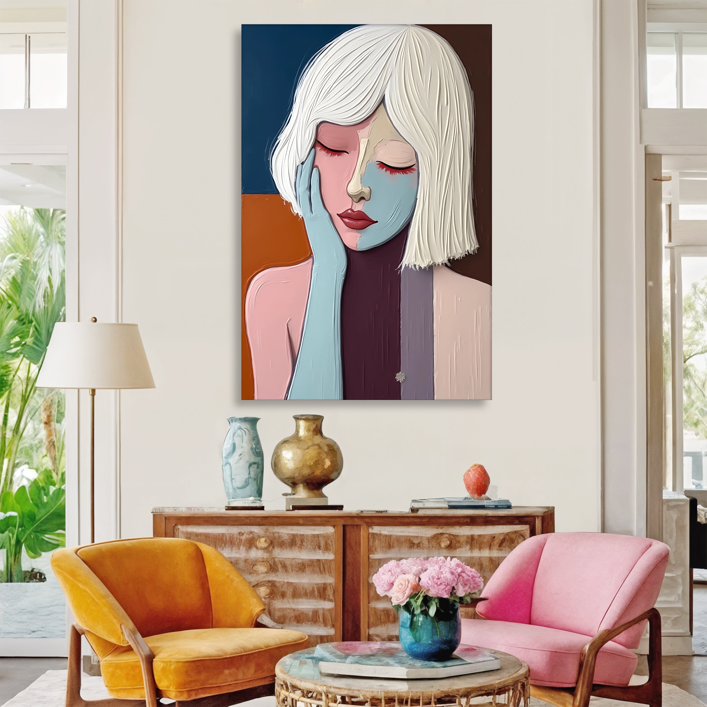 Abstract Portrait Wall Art on sale at MyriadMart