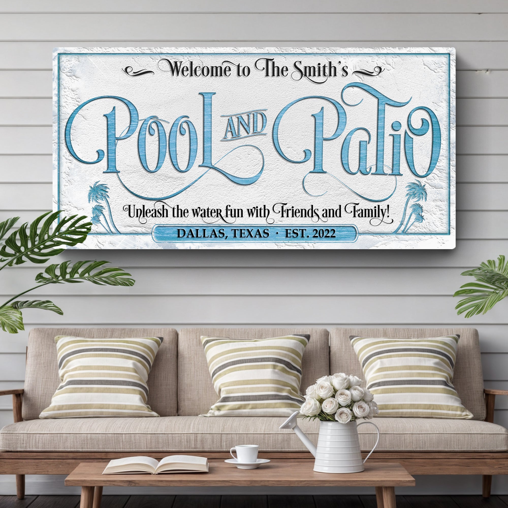 Personalized Pool & Patio Sign on sale at MyriadMart