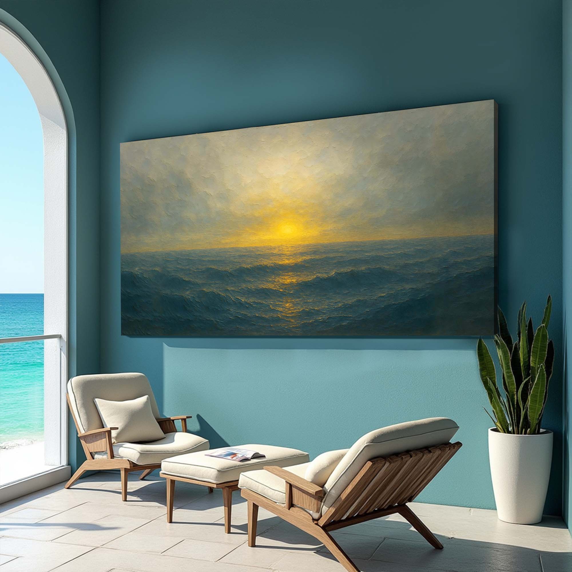 Waterscape Abstract Wall Art IV on sale at MyriadMart