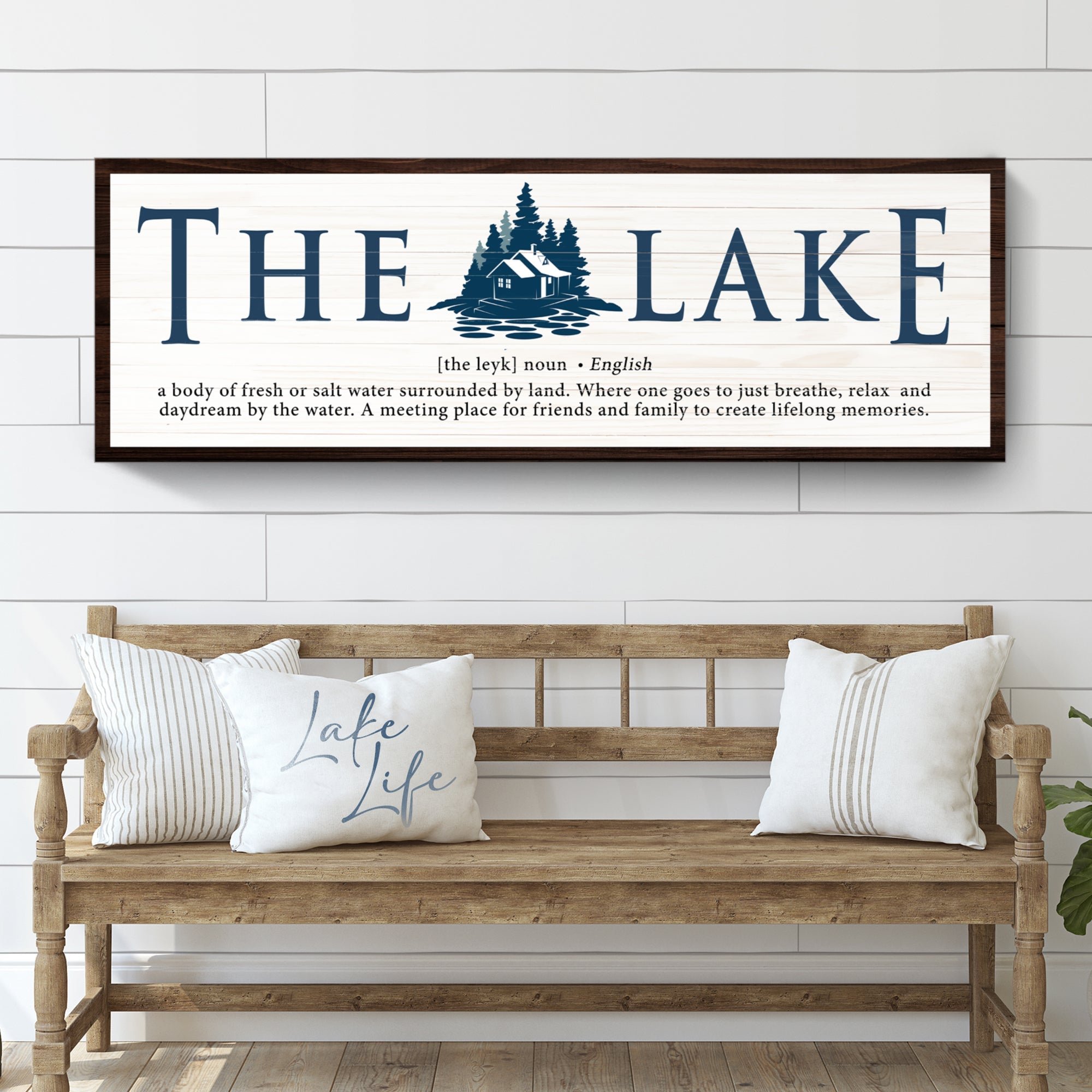 The Definition of Lake Sign II on sale at MyriadMart