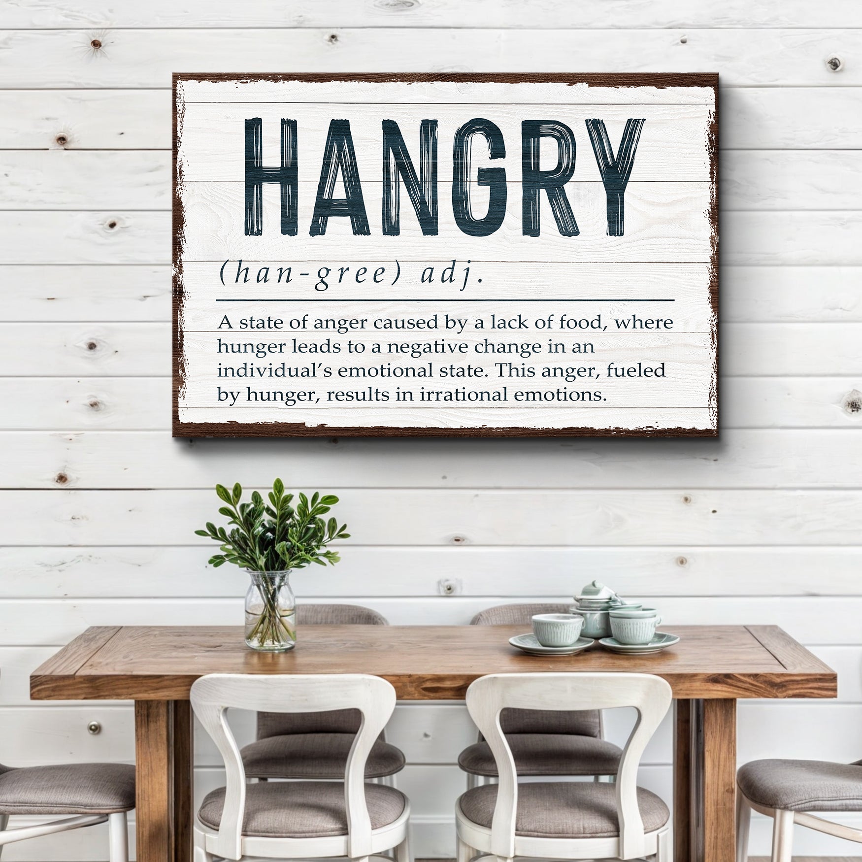 Hangry Kitchen Sign II on sale at MyriadMart