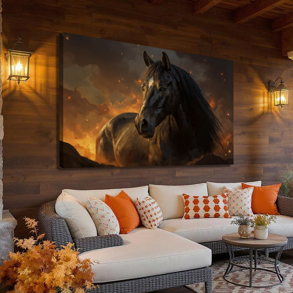 Horse Watercolor Wall Art on sale at MyriadMart