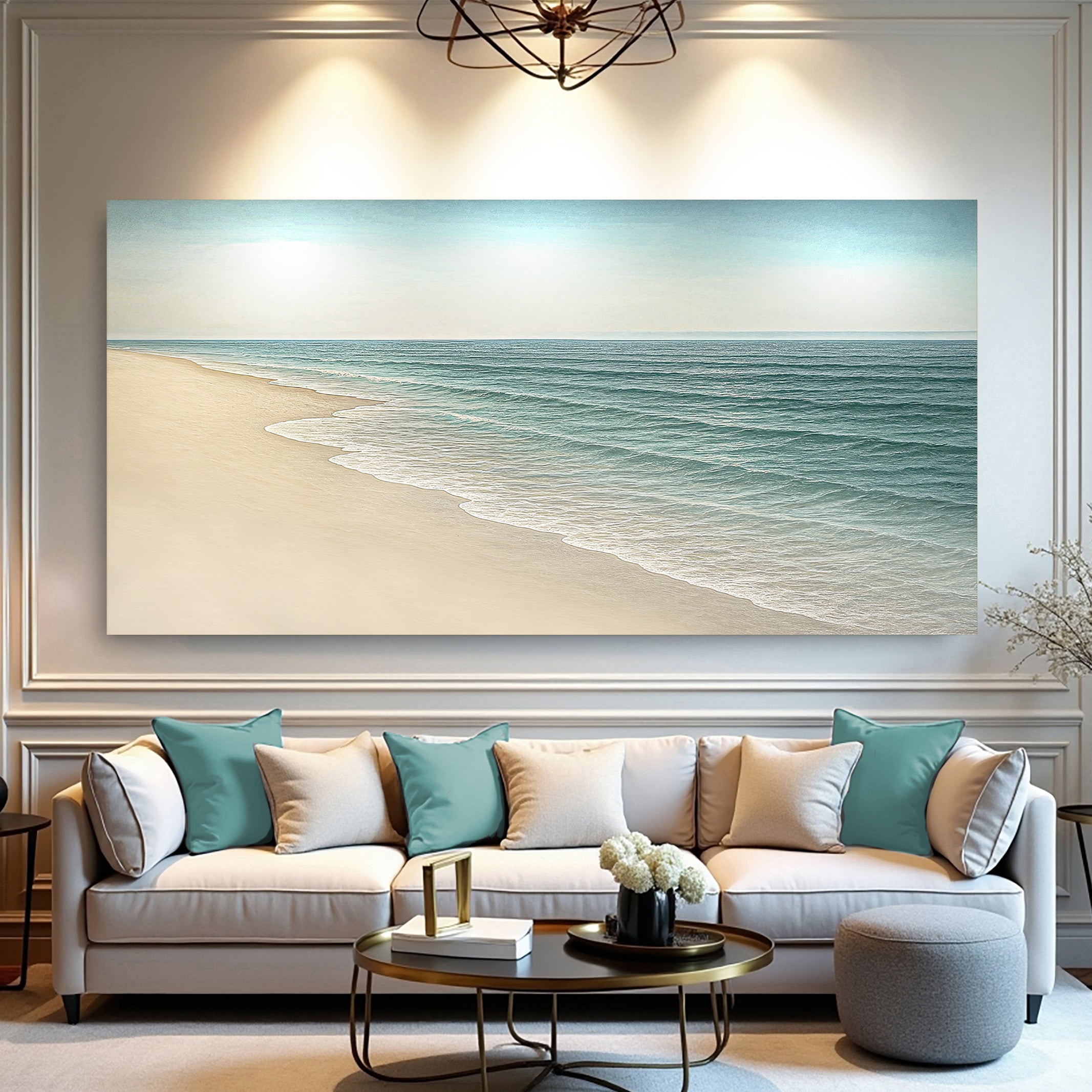 Beach Shoreline Coastal Wall Art II on sale at MyriadMart