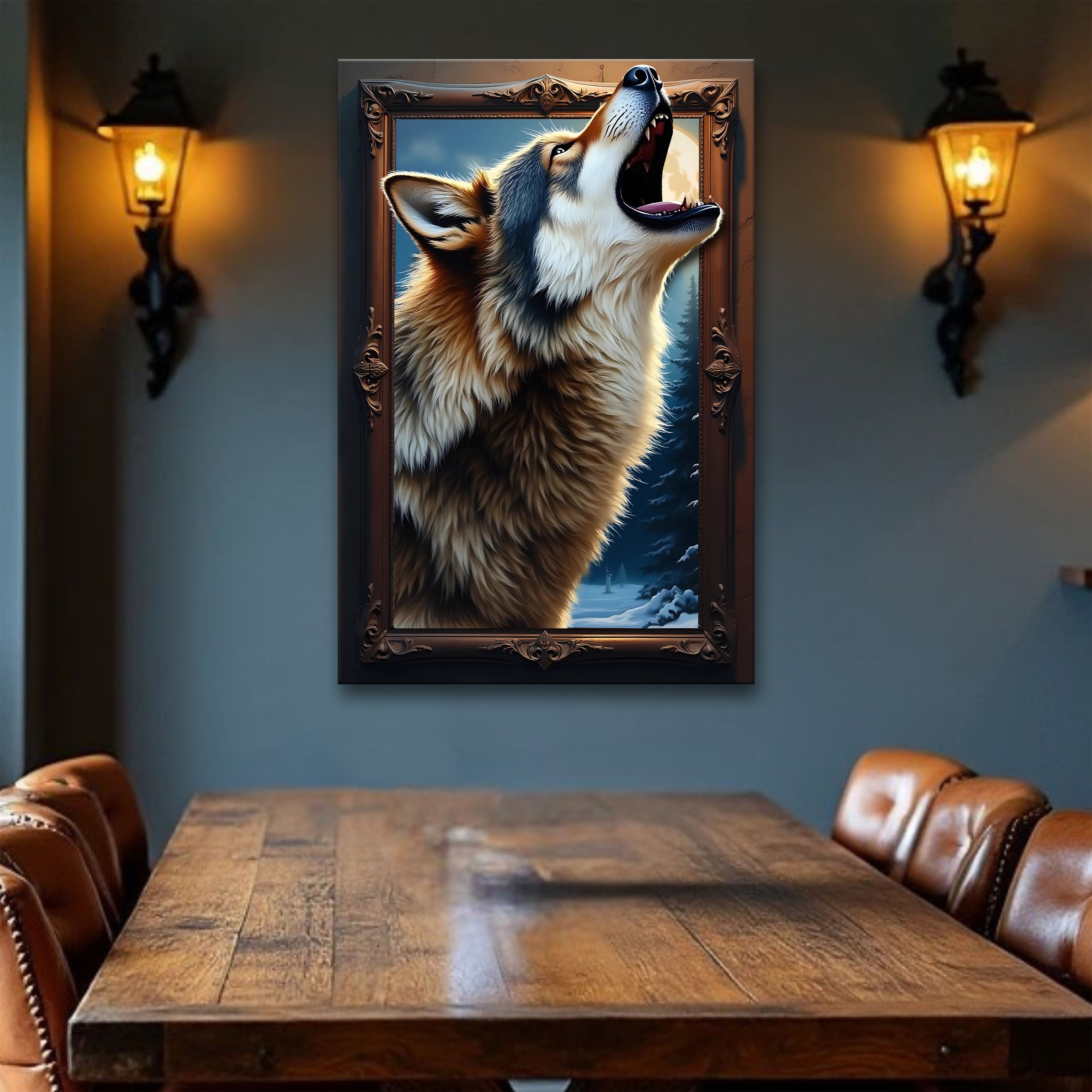 3D Wolf Wall Art on sale at MyriadMart
