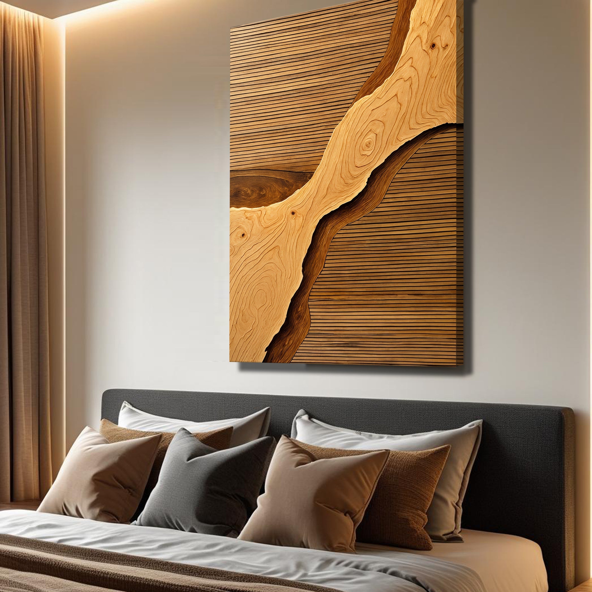 Wood Rift Wall Art on sale at MyriadMart