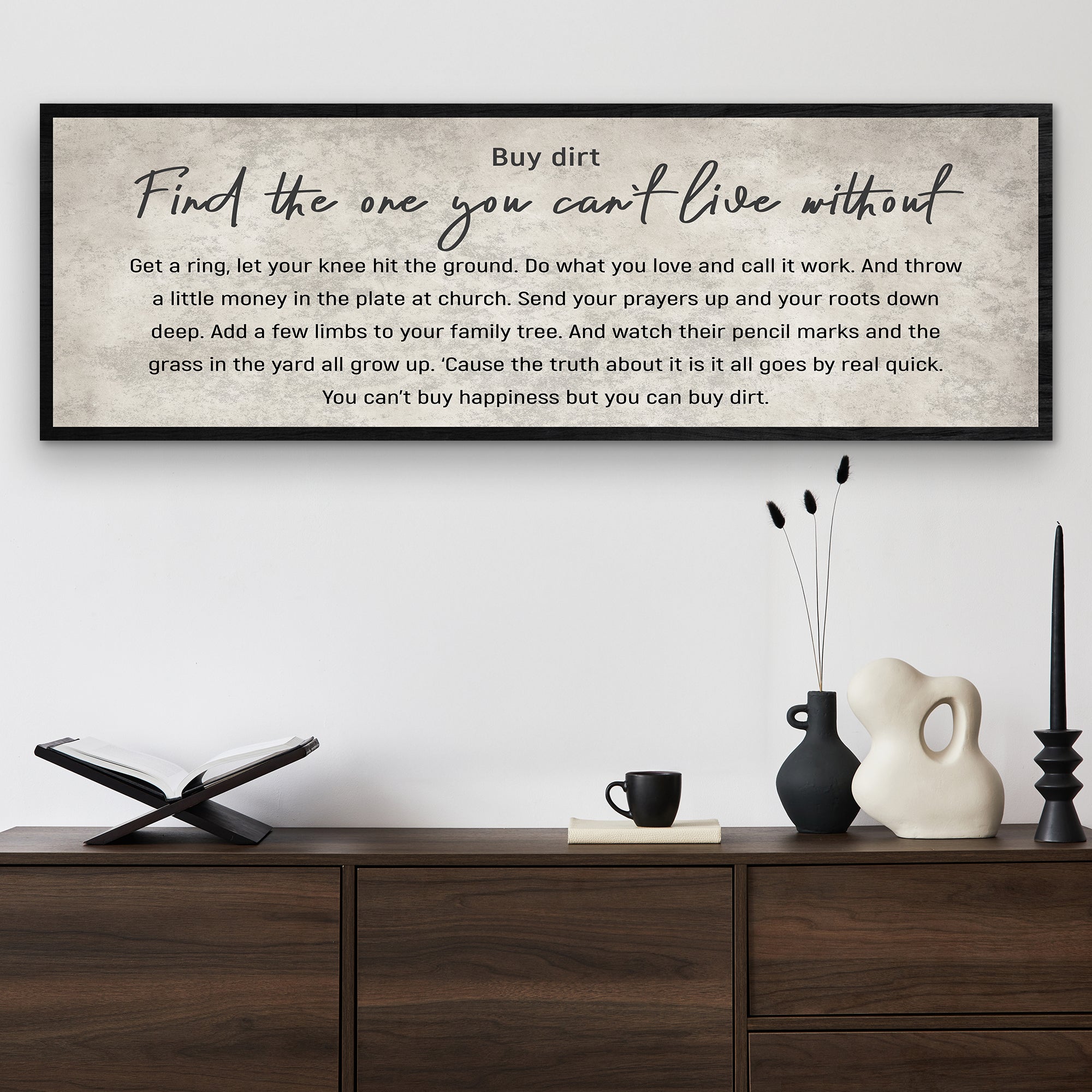 Find The One You Can't Live Without Family Sign III on sale at MyriadMart