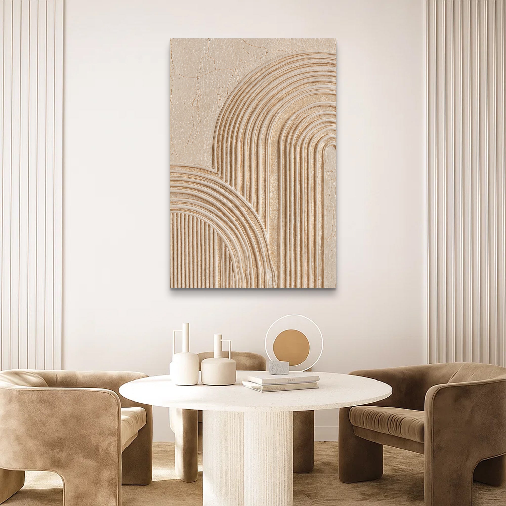 Abstract Minimalist Impasto Wall Art on sale at MyriadMart