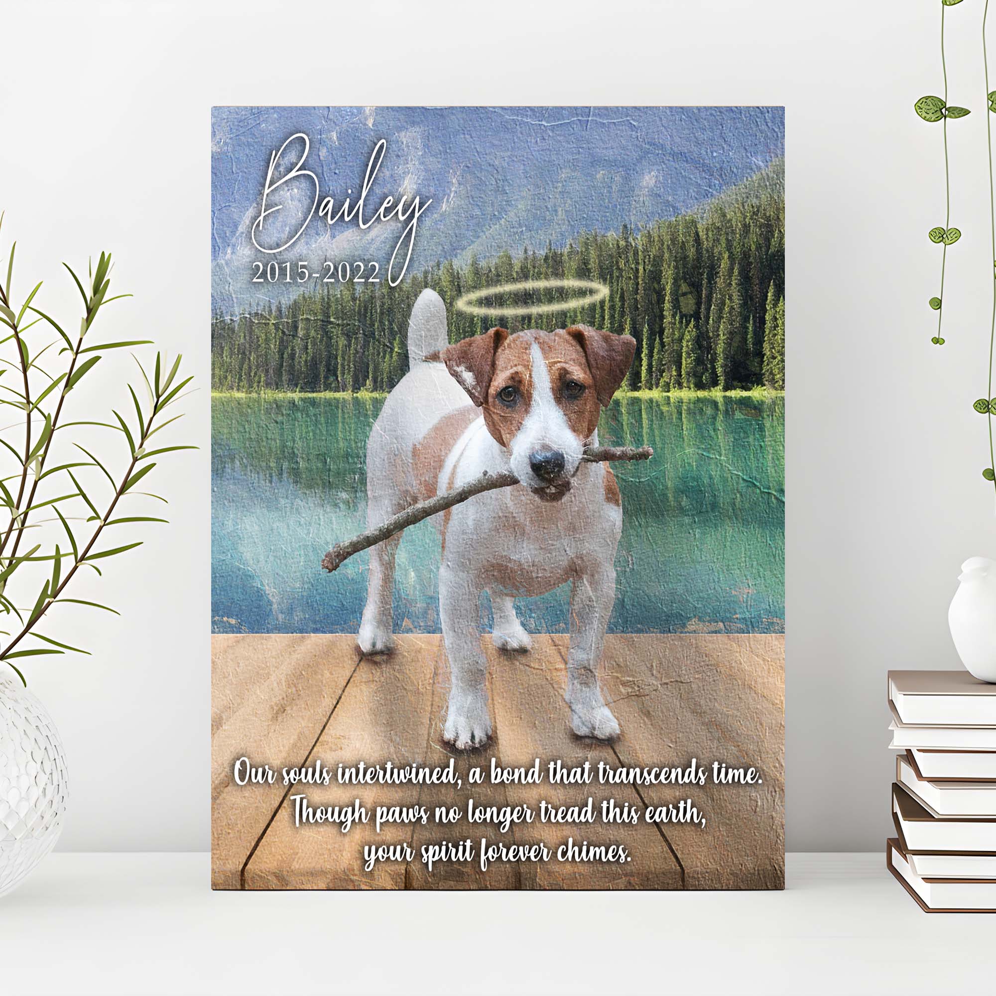 Pet Memorial Sign A Bond That Transcends Time on sale at MyriadMart