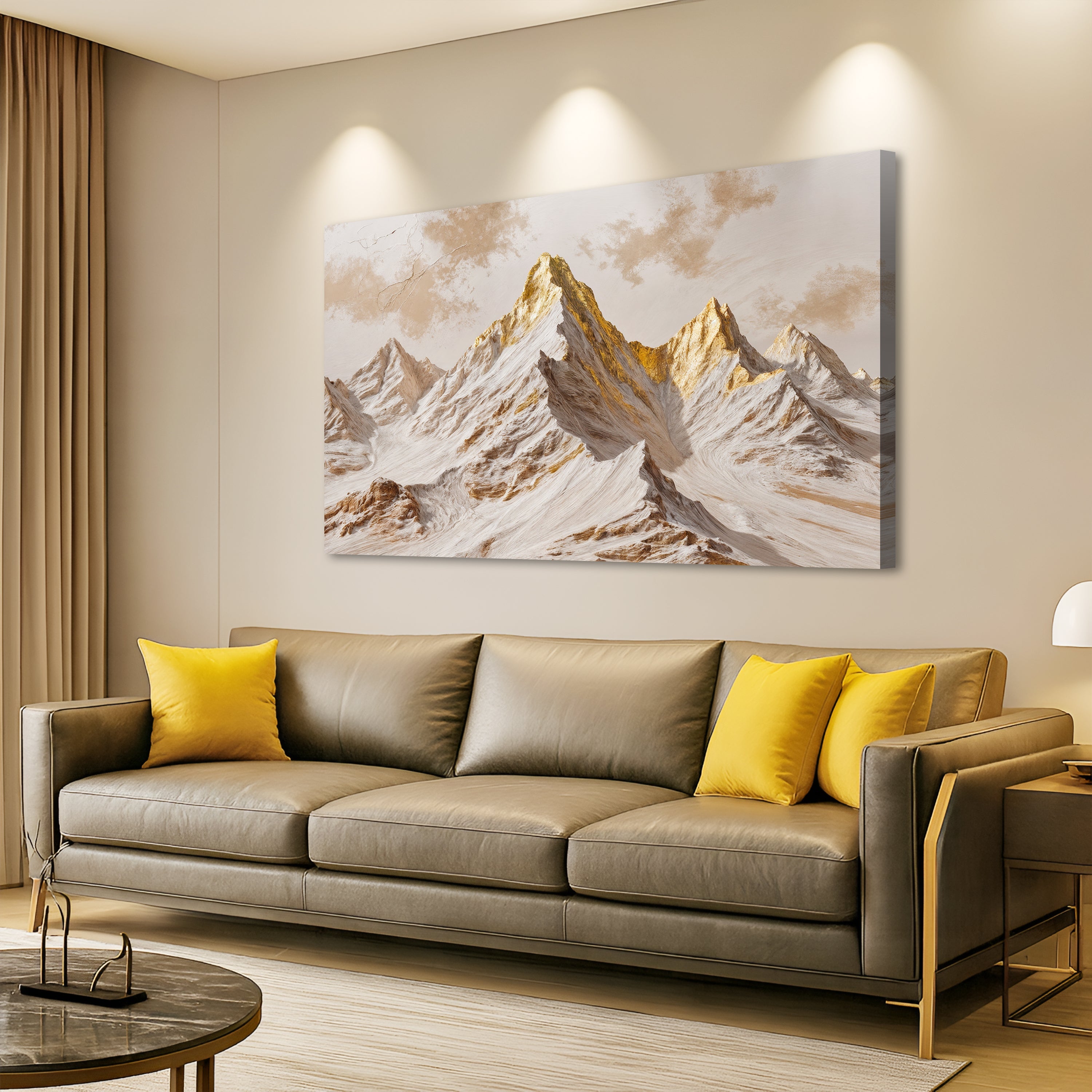 Golden Peaks Wall Art on sale at MyriadMart