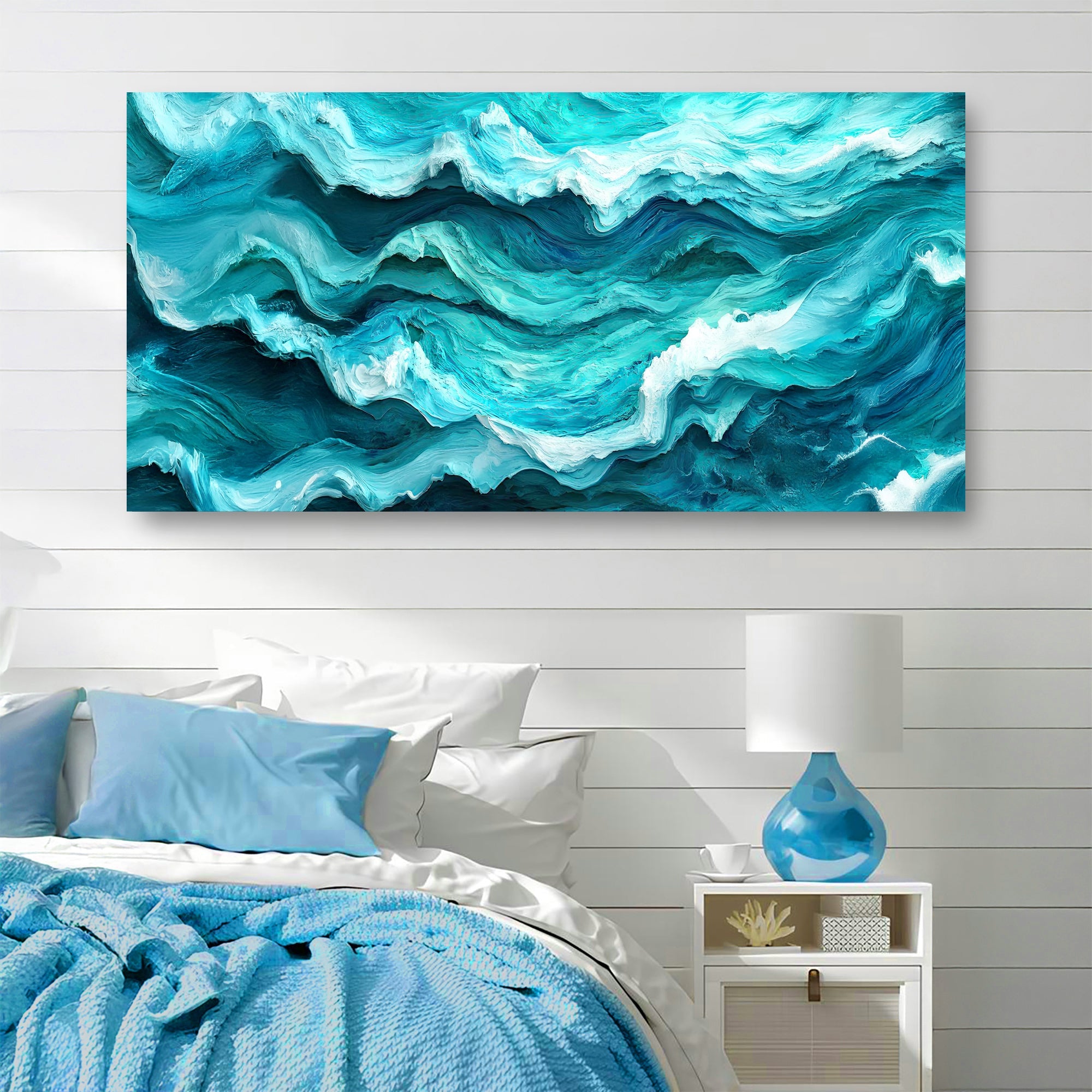 Blue Ocean Coastal Wall Art III on sale at MyriadMart