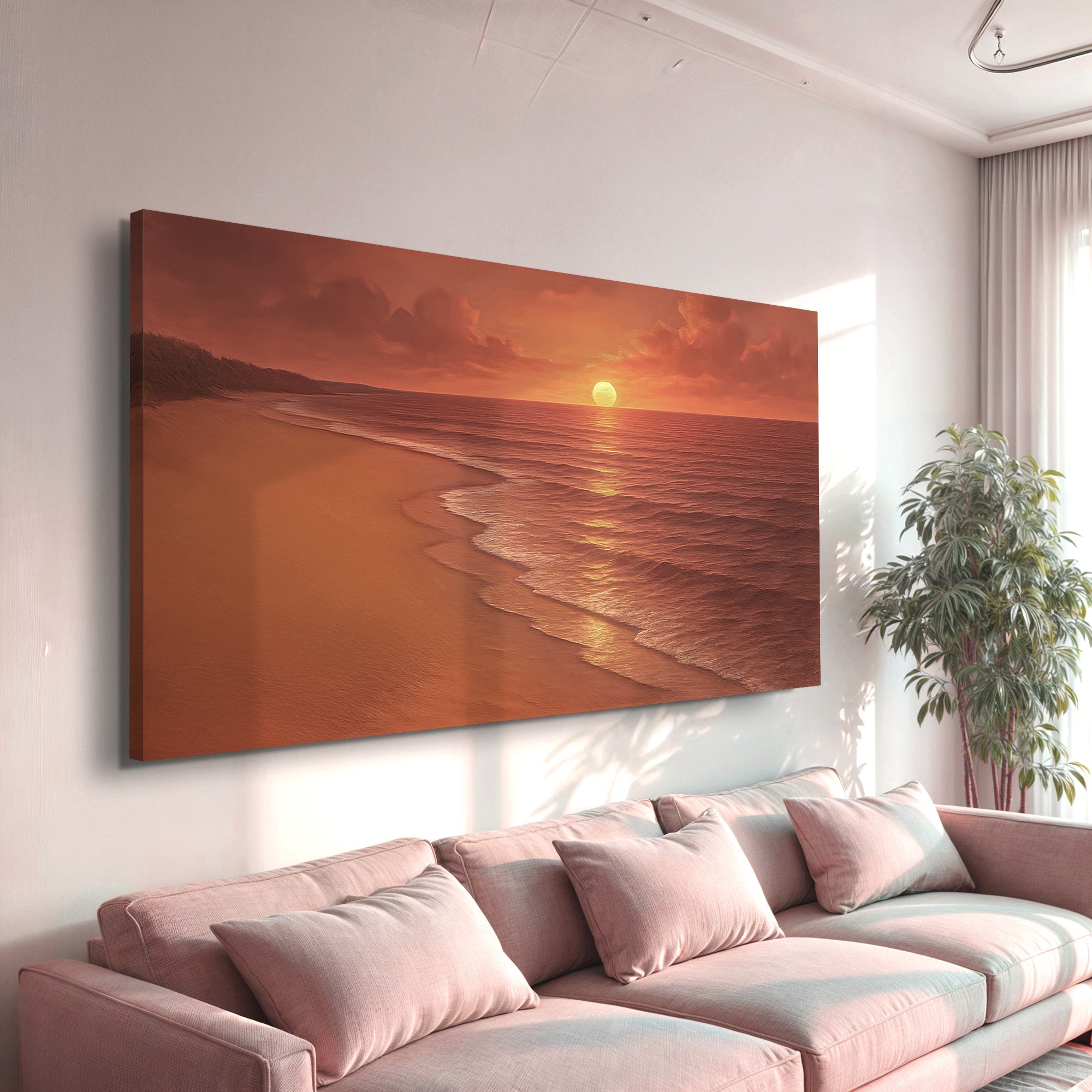 Beach Shoreline Coastal Wall Art VII on sale at MyriadMart
