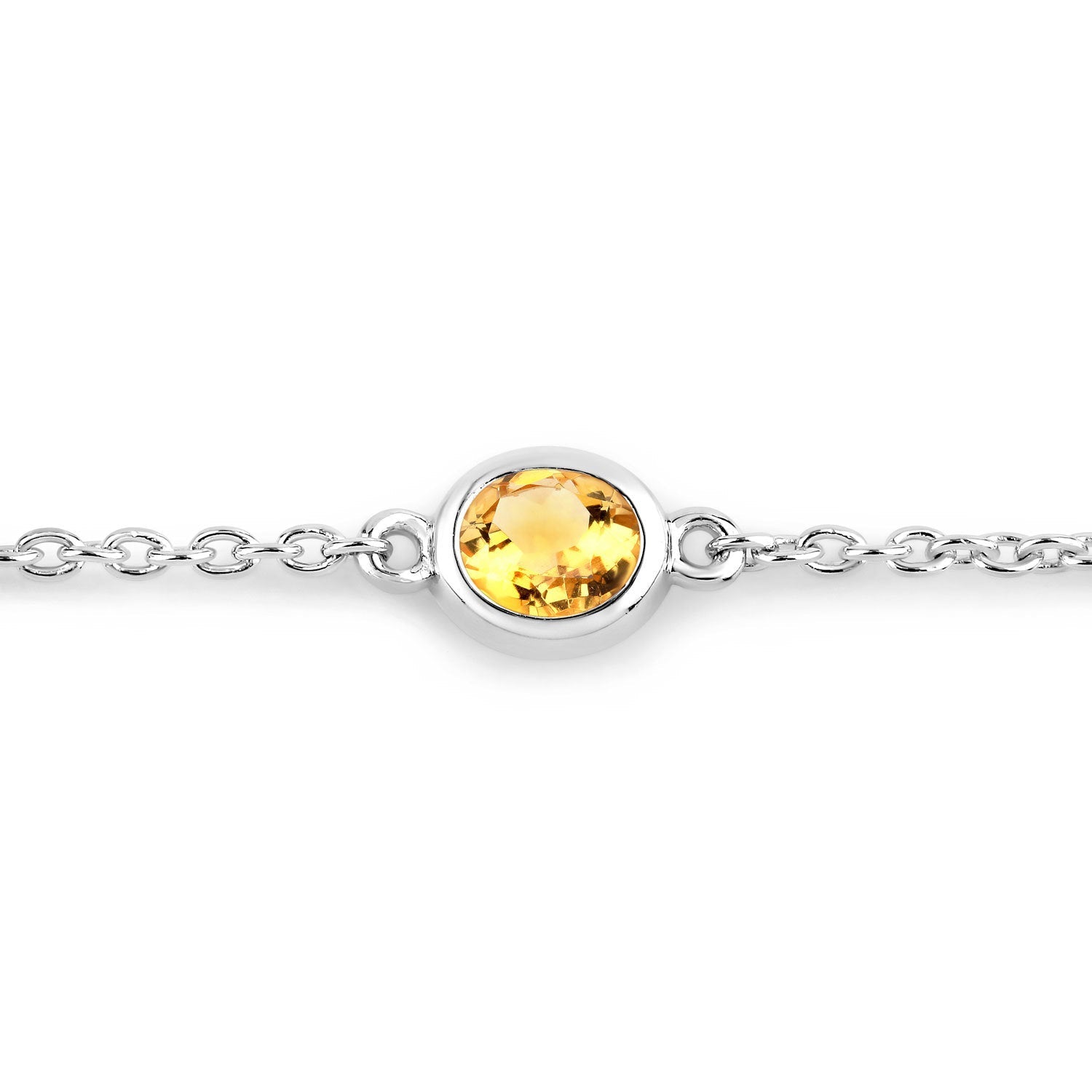 1.83 Carat Genuine Multi Stones .925 Sterling Silver Bracelet on sale at MyriadMart