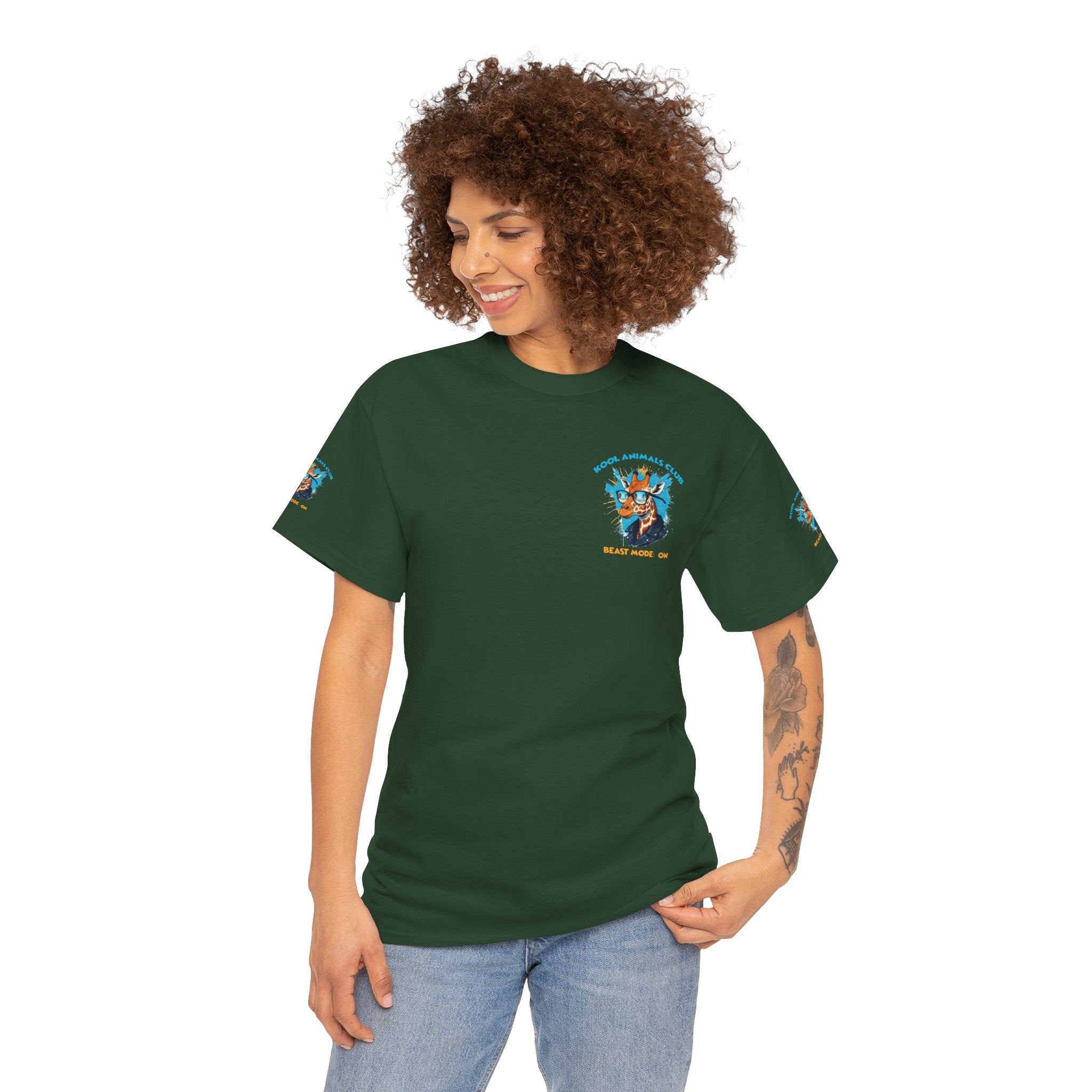Kool Animals Club Tee, Unisex Graphic T-Shirt, Fun Animal Apparel, Casual Wear, Unique Gift for Animal Lovers on sale at MyriadMart