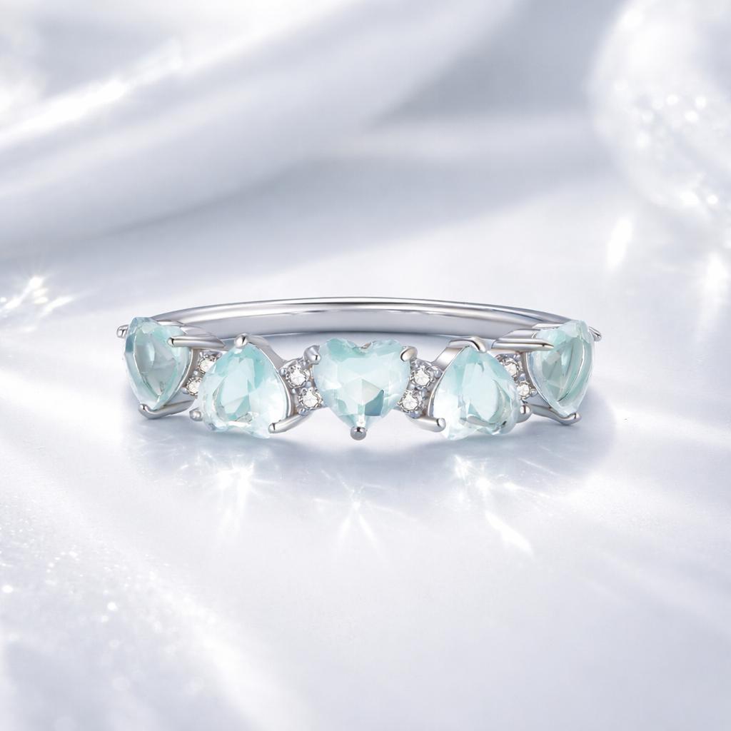 925 Sterling Silver Ring with 4.5mm Pavé Set CZ, Size 7, for Women on sale at MyriadMart