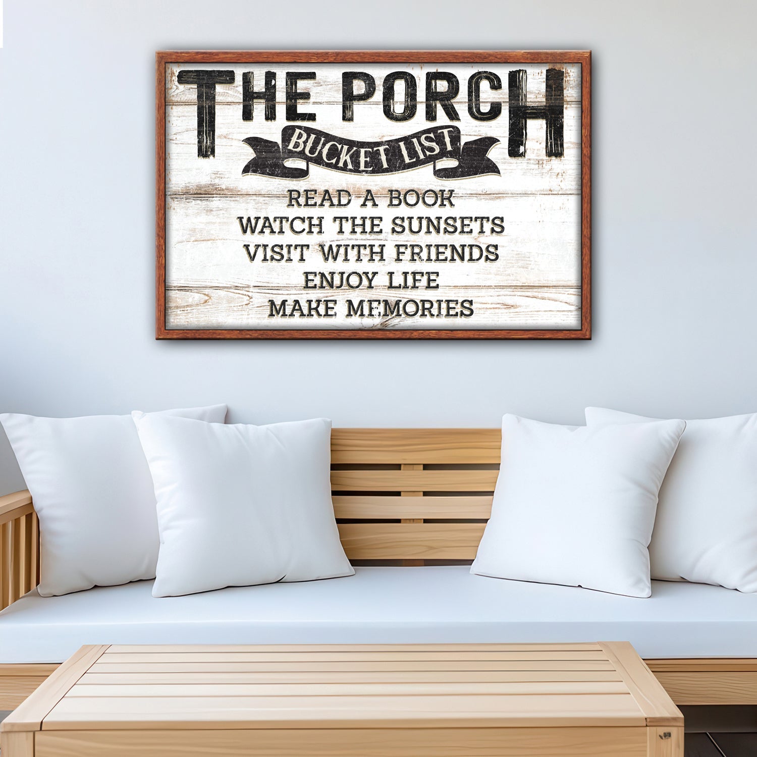 The Porch Bucket Sign on sale at MyriadMart