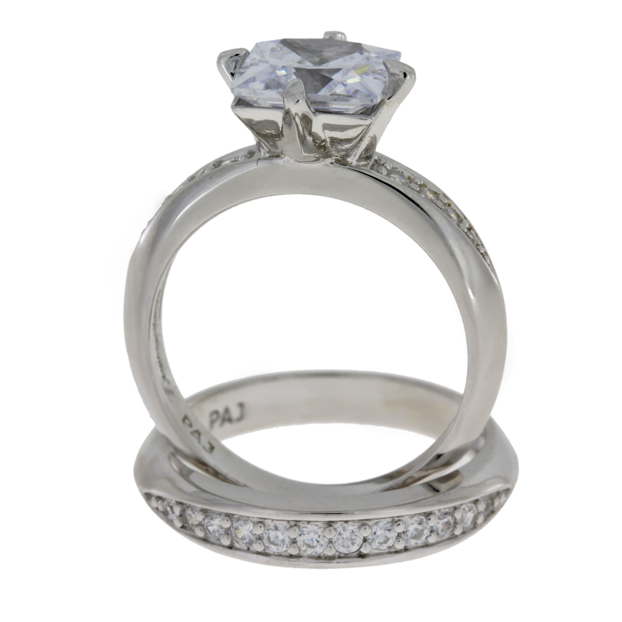 Cubic Zirconium CZ SS Bridal Sterling Silver on sale at MyriadMart
