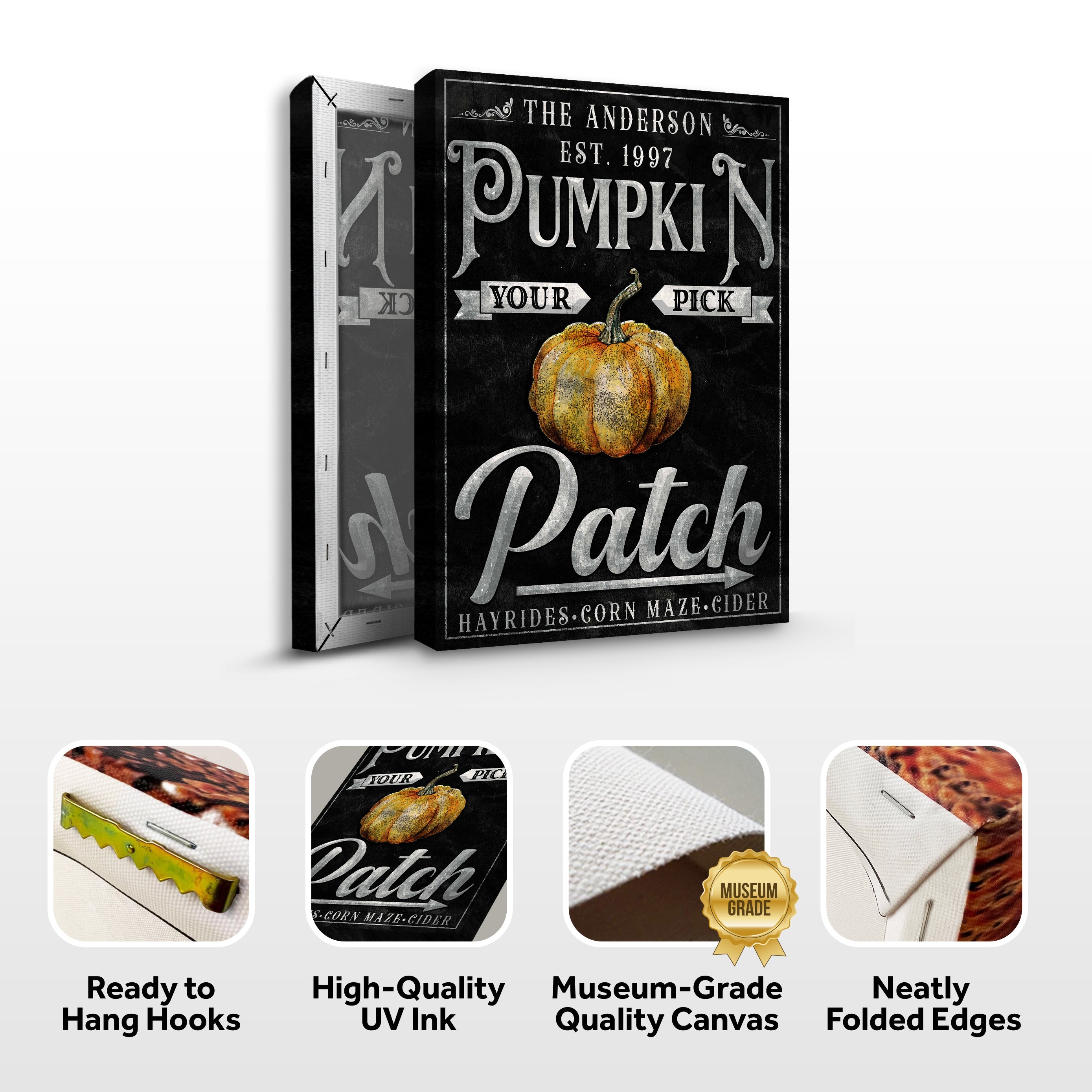 Vintage Pumpkin Patch Thanksgiving Sign on sale at MyriadMart