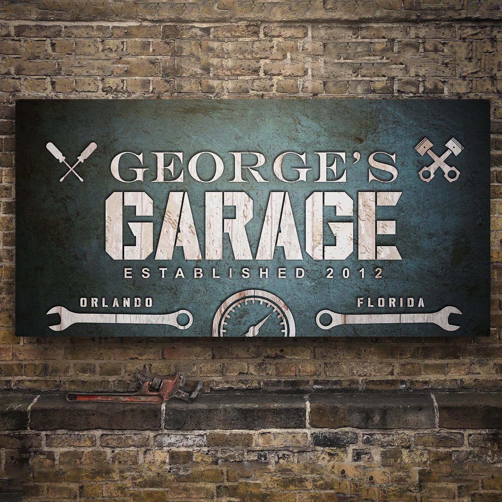 Man Cave Garage Sign on sale at MyriadMart