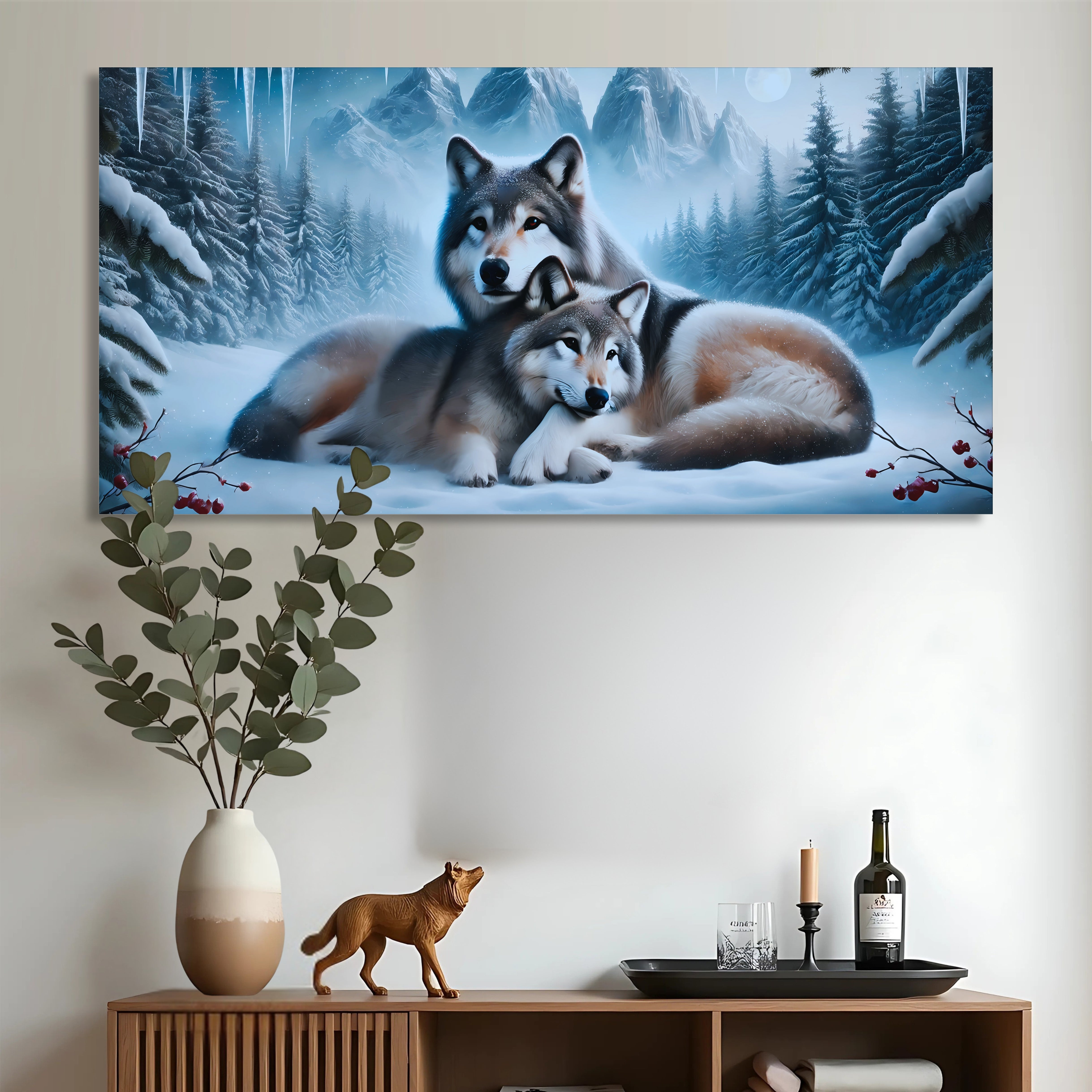 3D Wolves Wall Art III on sale at MyriadMart
