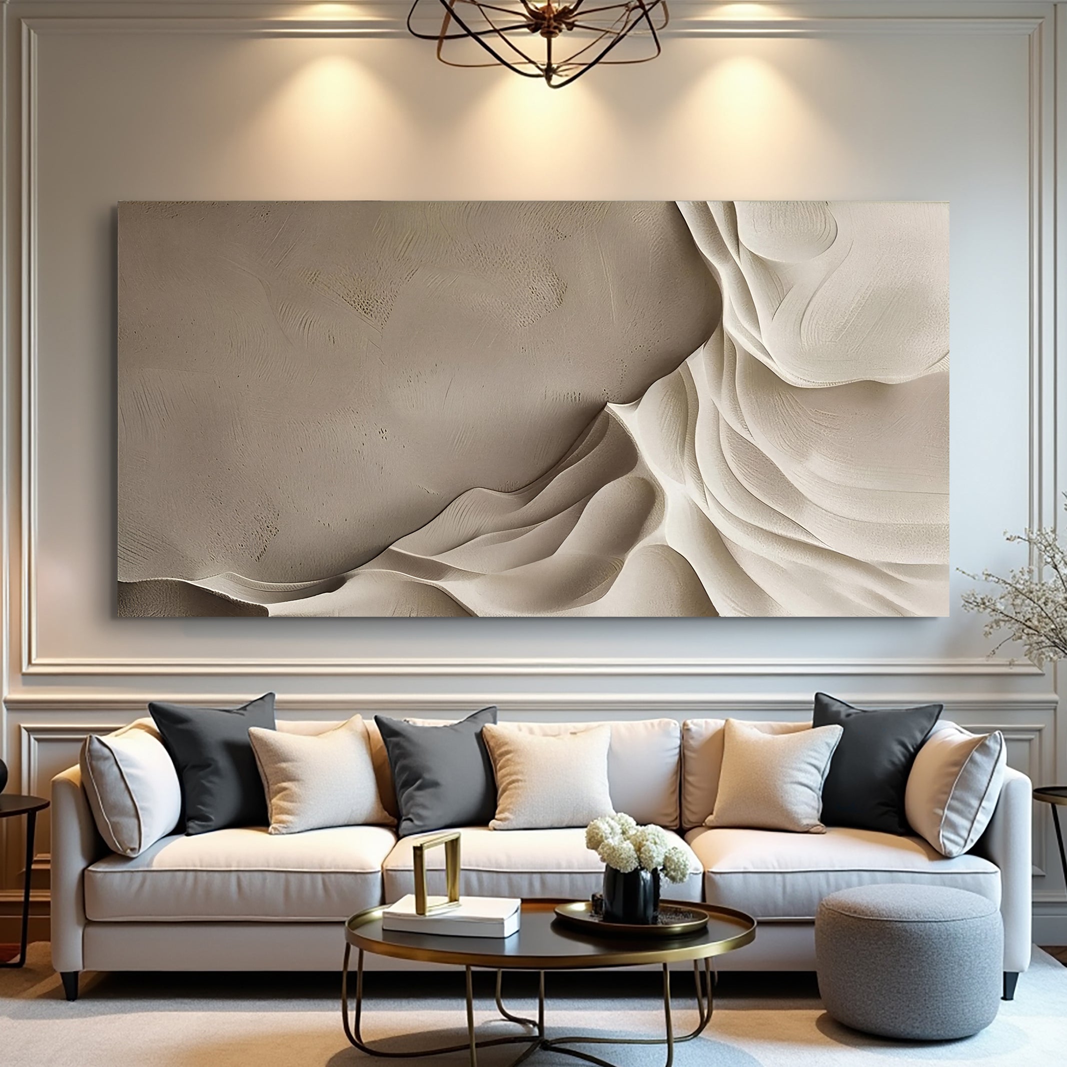 Beige Minimalist Wall Art IV on sale at MyriadMart