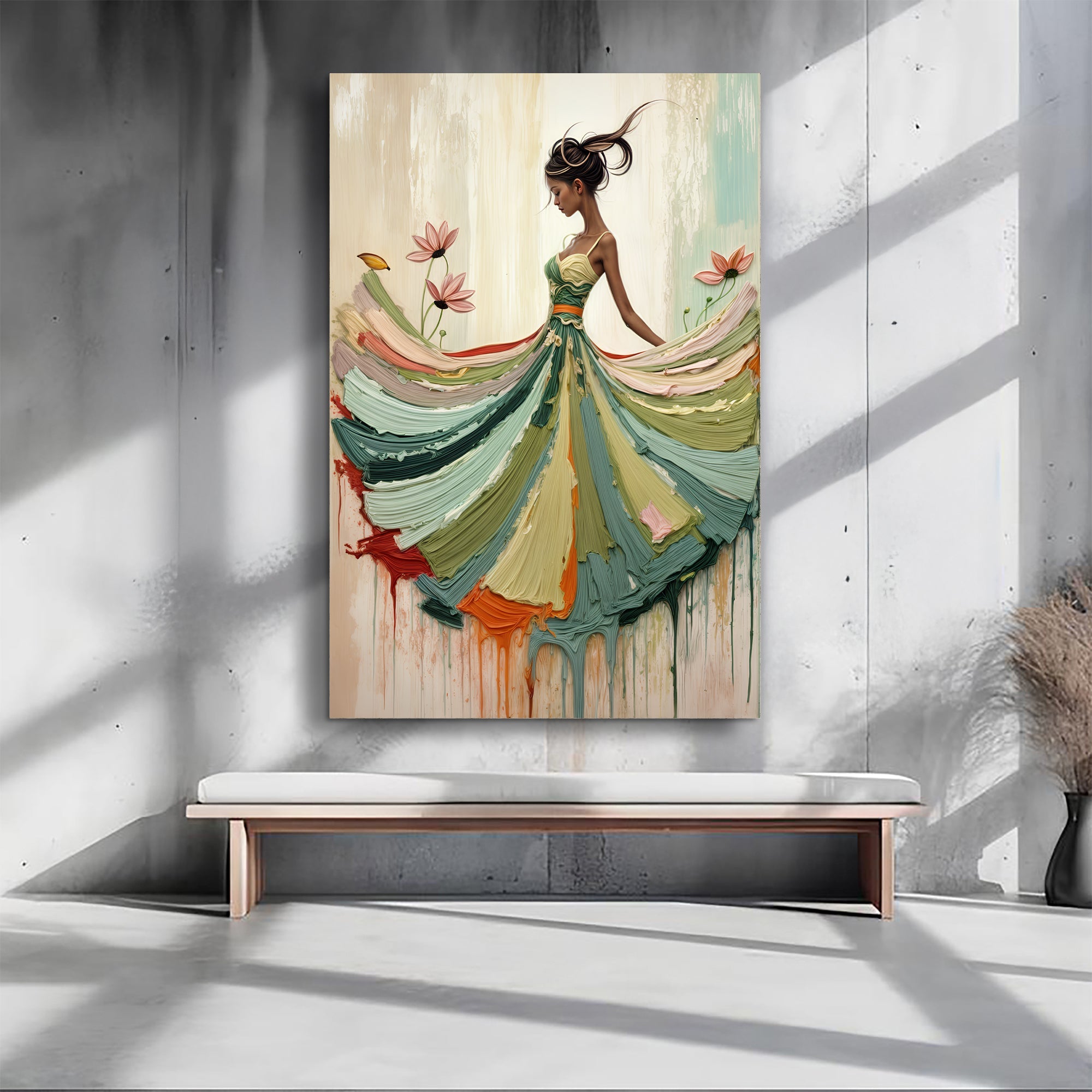 Blooming Modern Abstract Wall Art on sale at MyriadMart