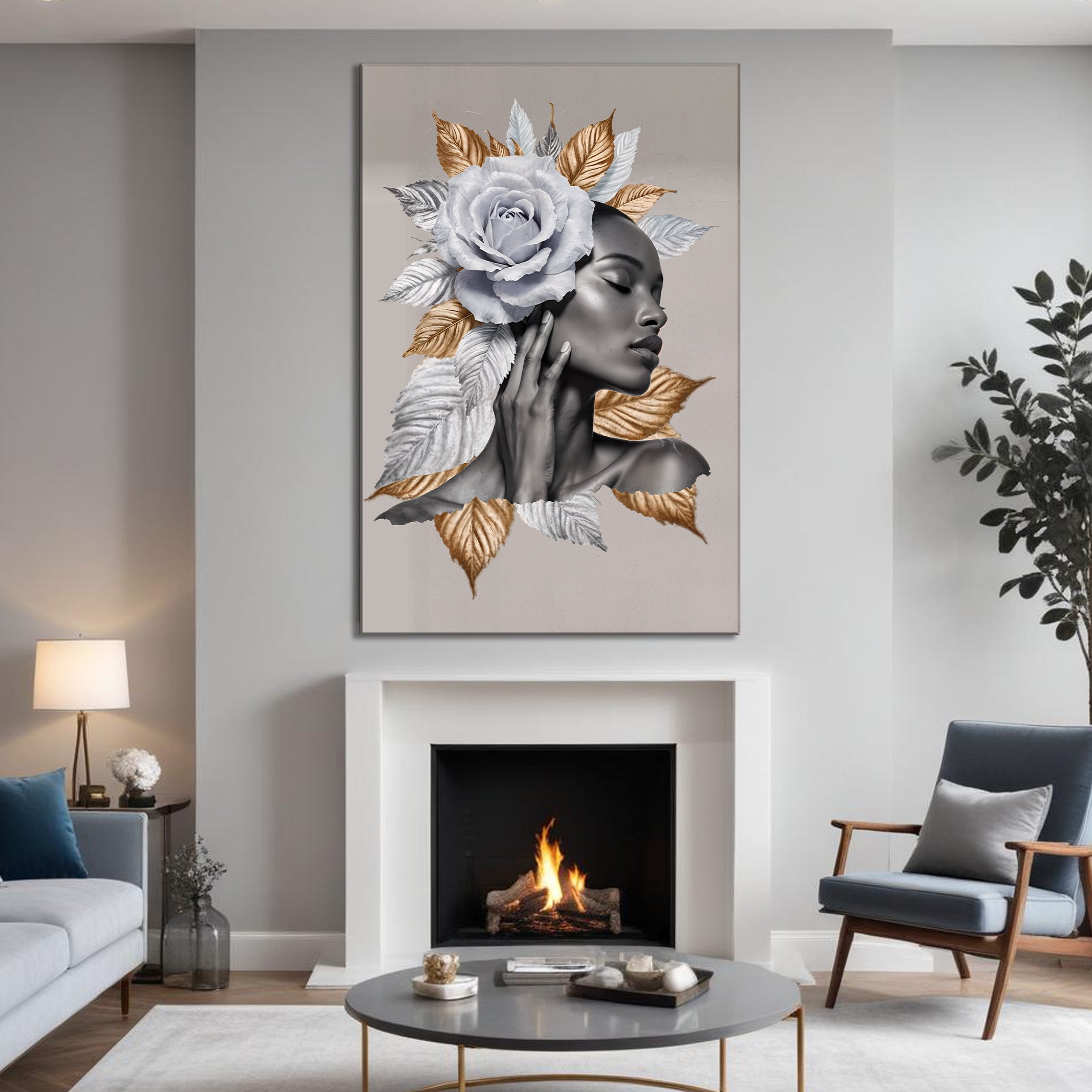 Floral Majesty Wall Art on sale at MyriadMart