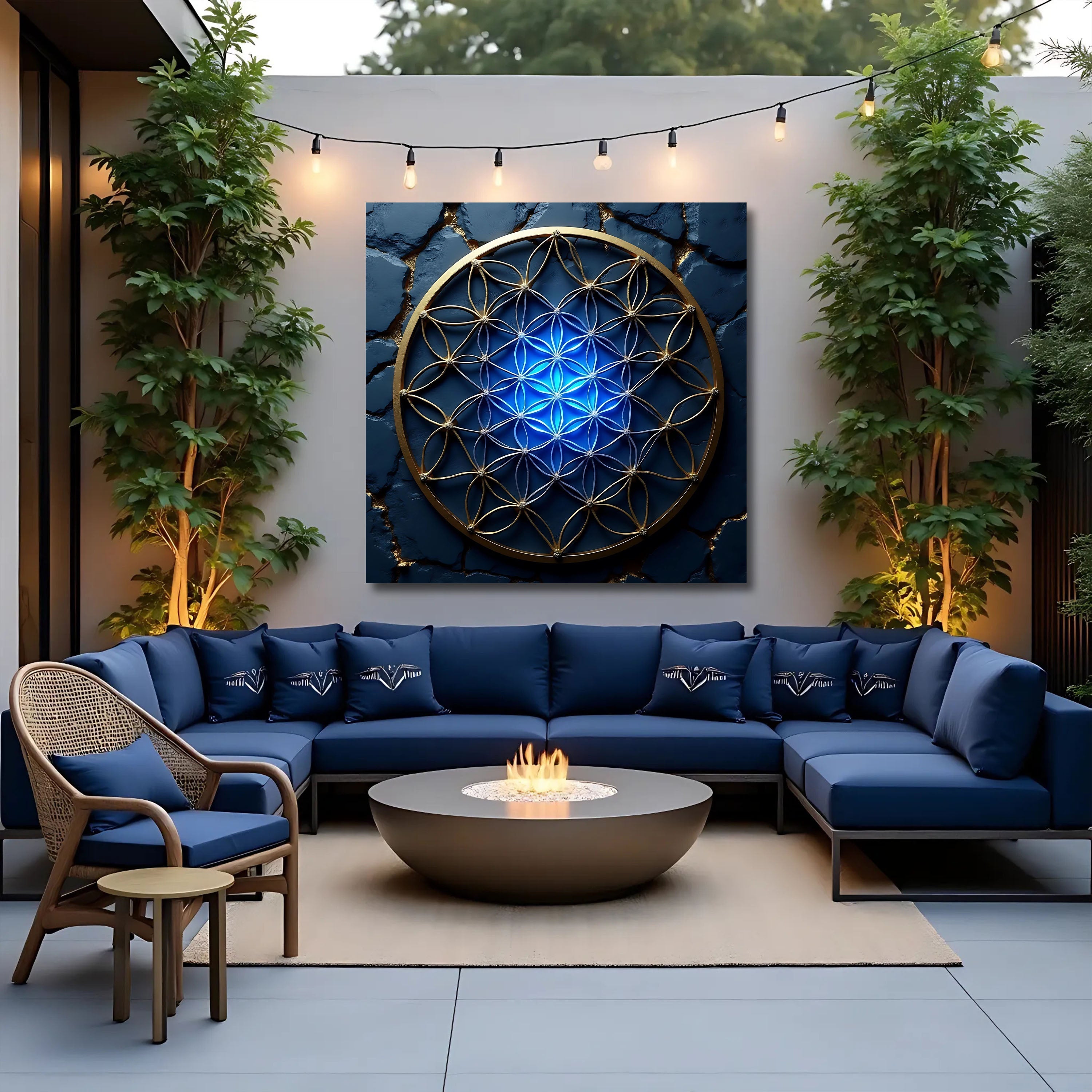 Flower Of Life Wall Art II on sale at MyriadMart