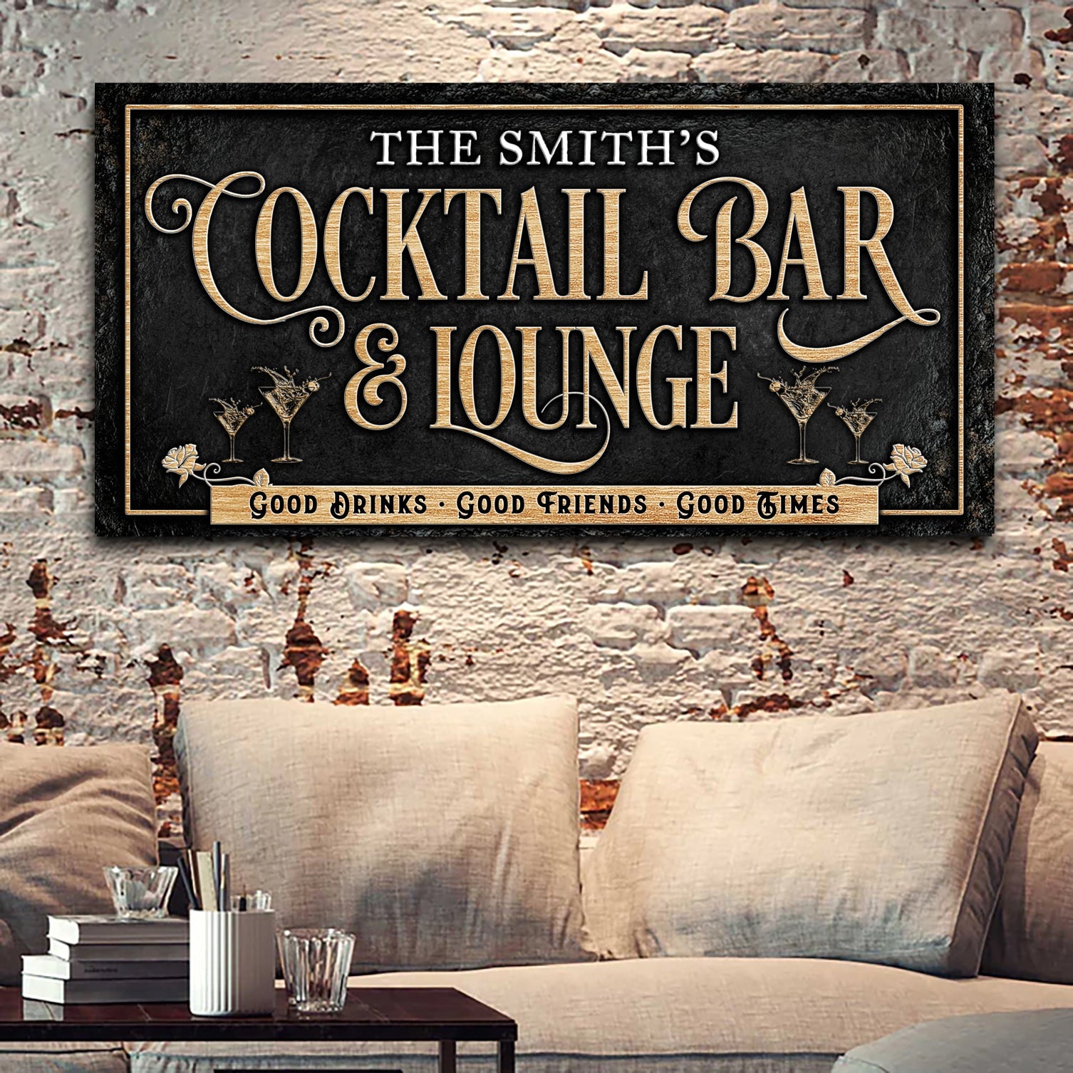 Cocktail Bar And Lounge Sign on sale at MyriadMart