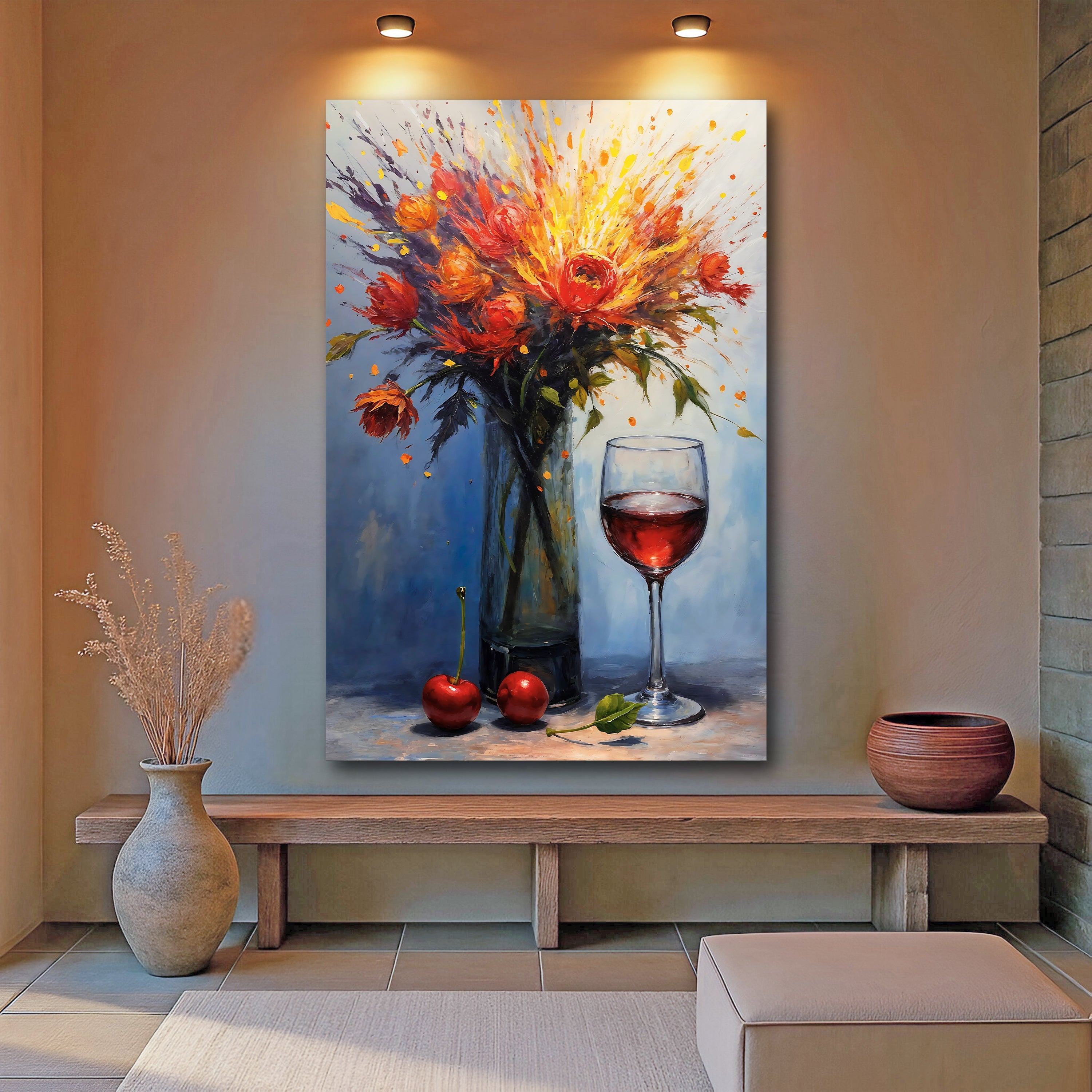 Dynamic Still Life Abstract Wall Art on sale at MyriadMart
