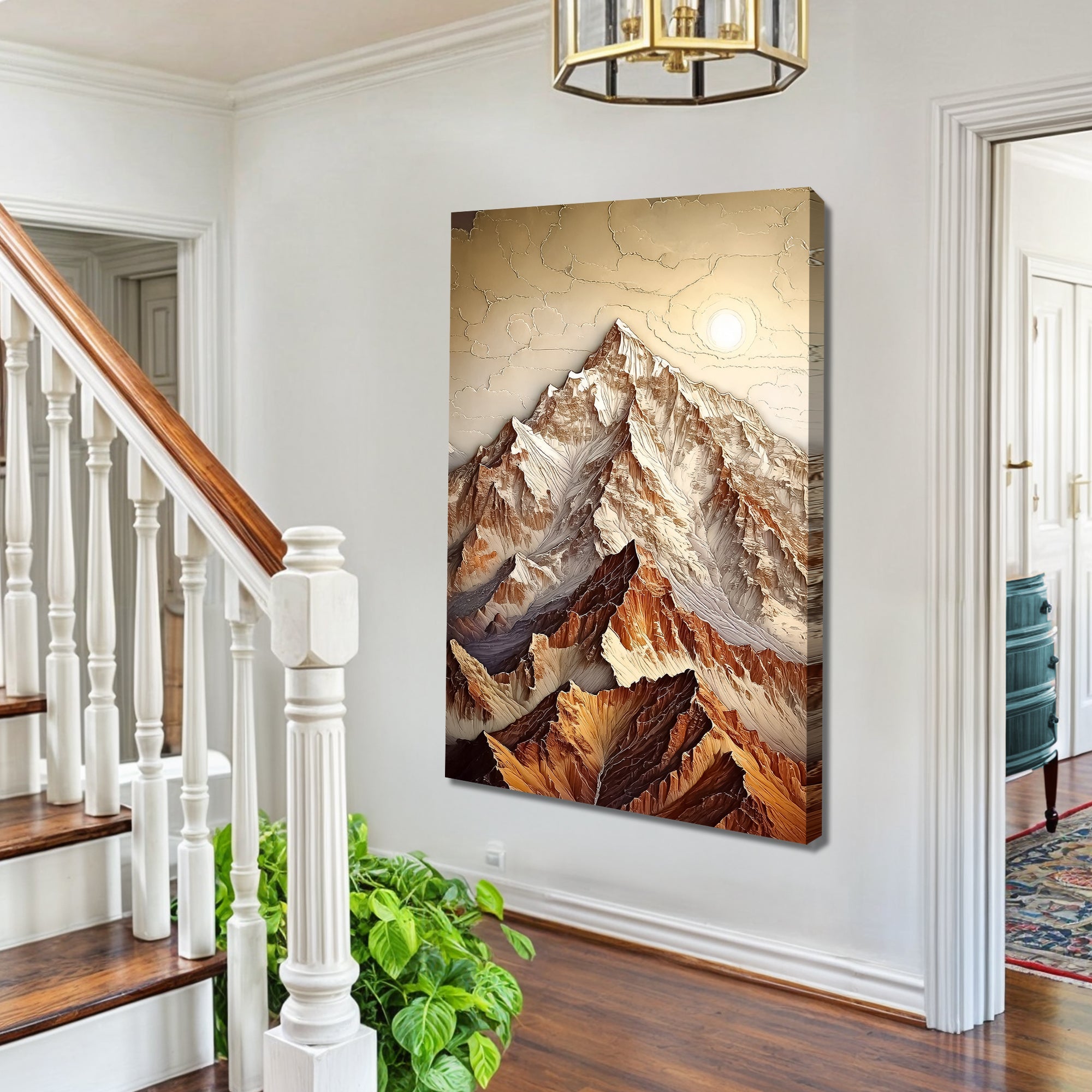 3D Minimalist Mountain Wall Art on sale at MyriadMart
