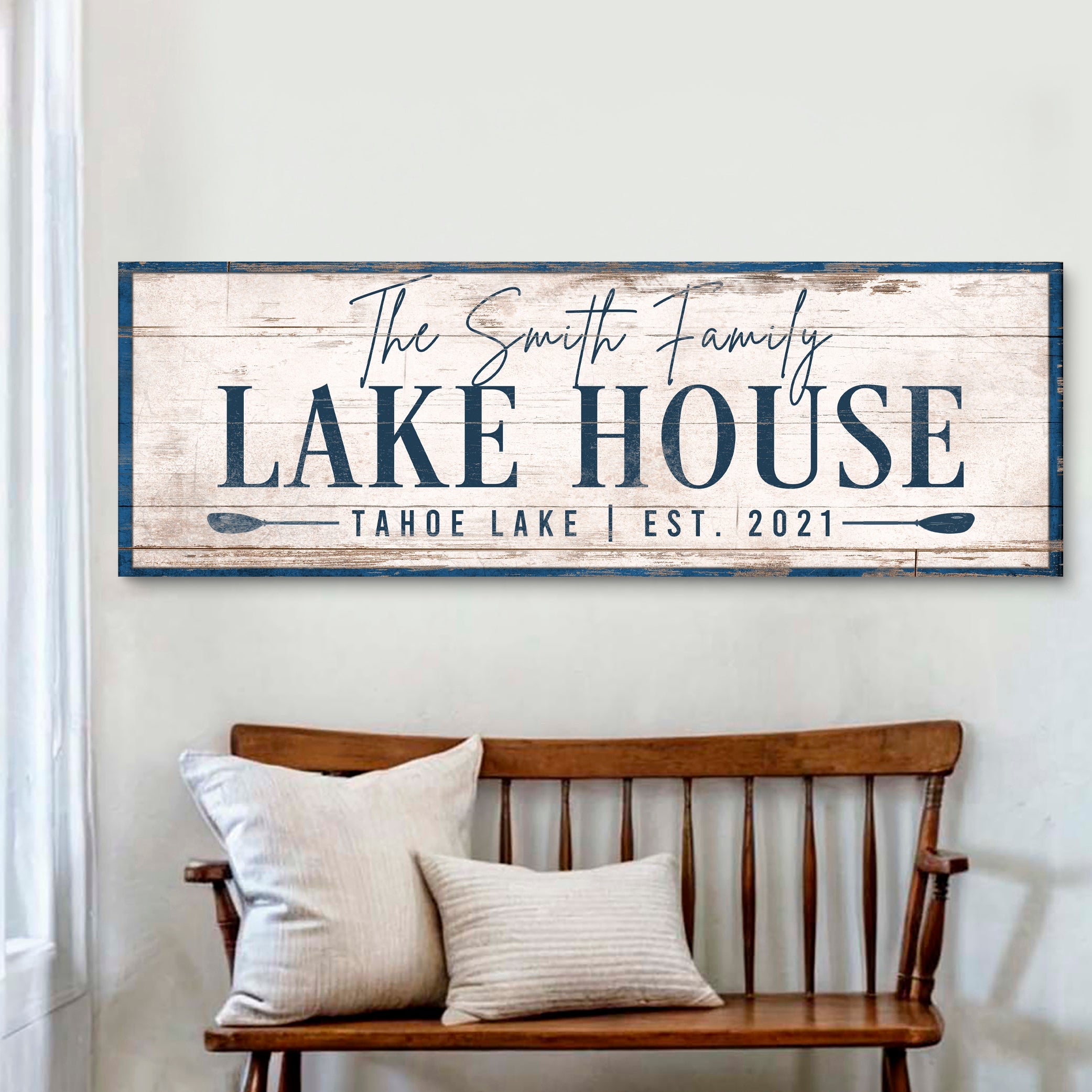 Personalized Lake House Sign V on sale at MyriadMart