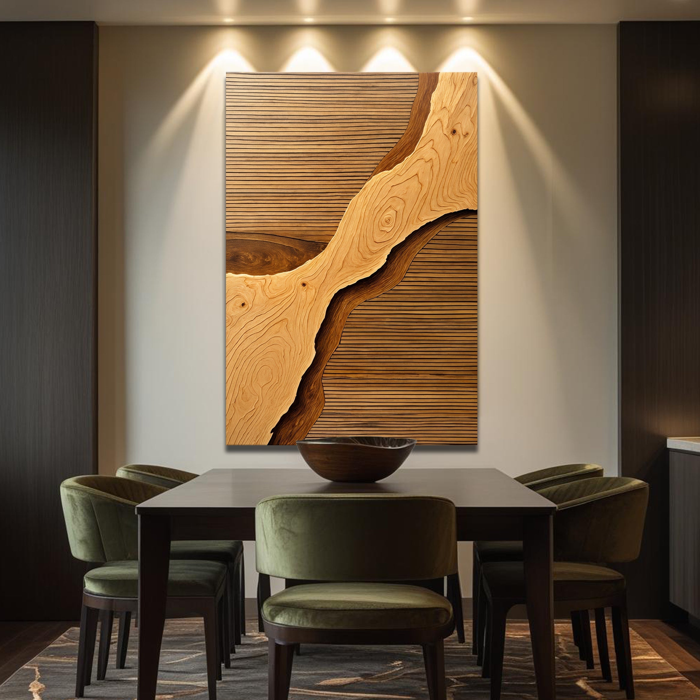 Wood Rift Wall Art on sale at MyriadMart