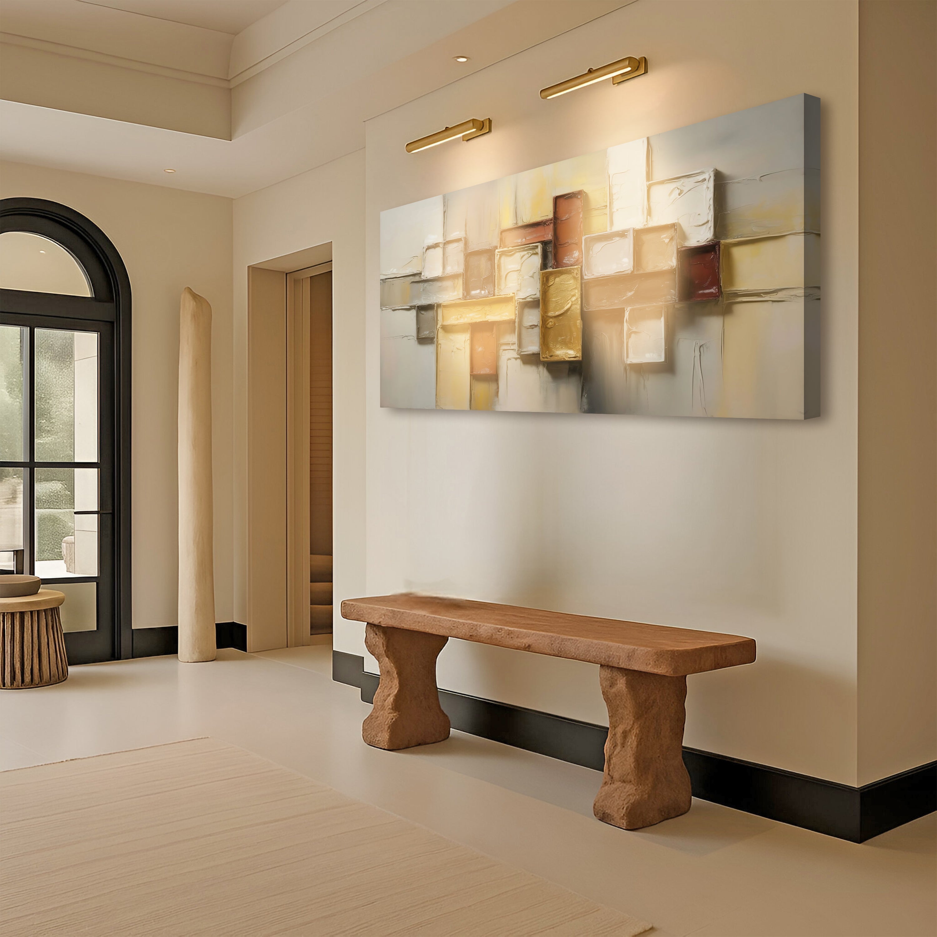 Shape Pattern Minimalist Abstract Wall Art on sale at MyriadMart