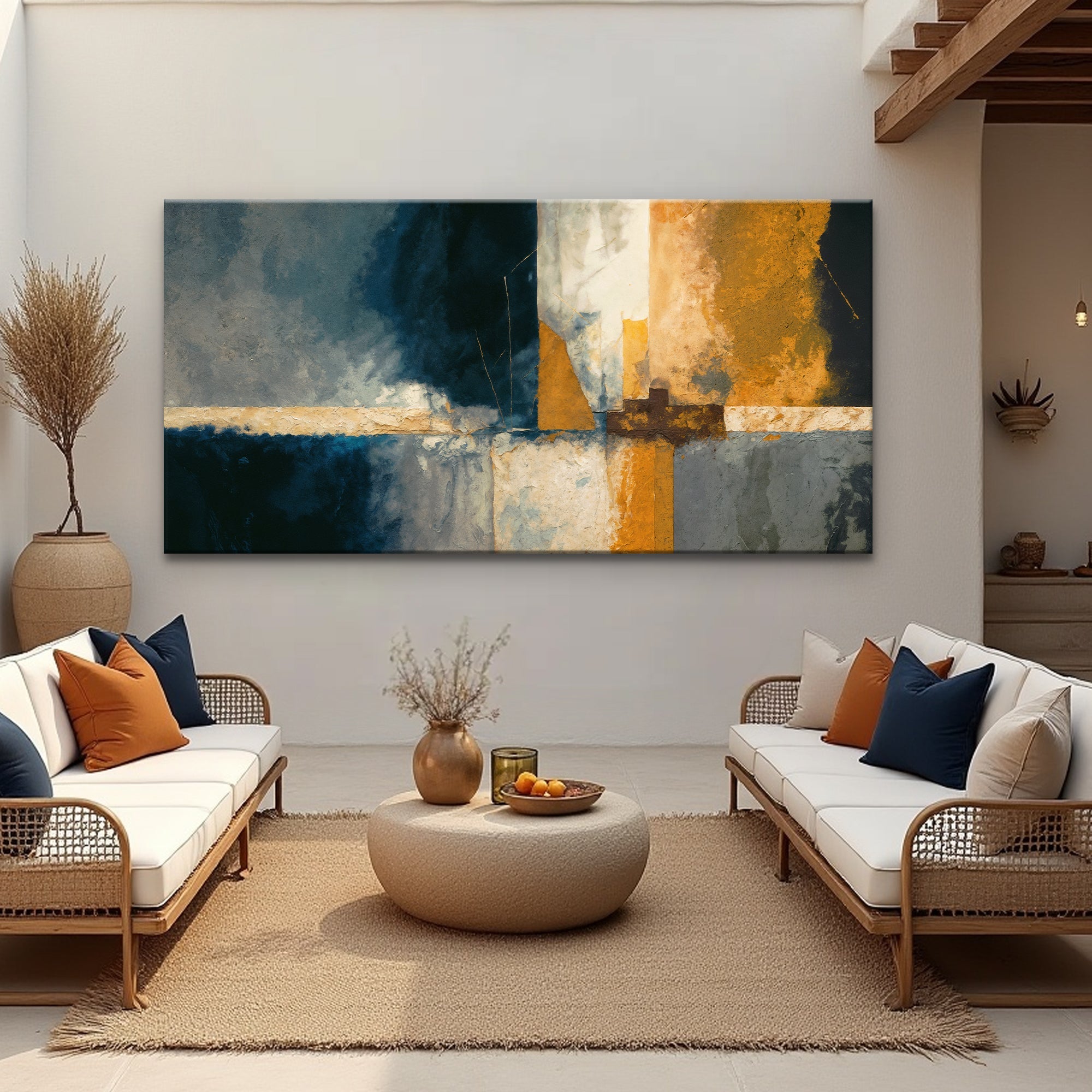 Abstract Geometric Lines Wall Art on sale at MyriadMart