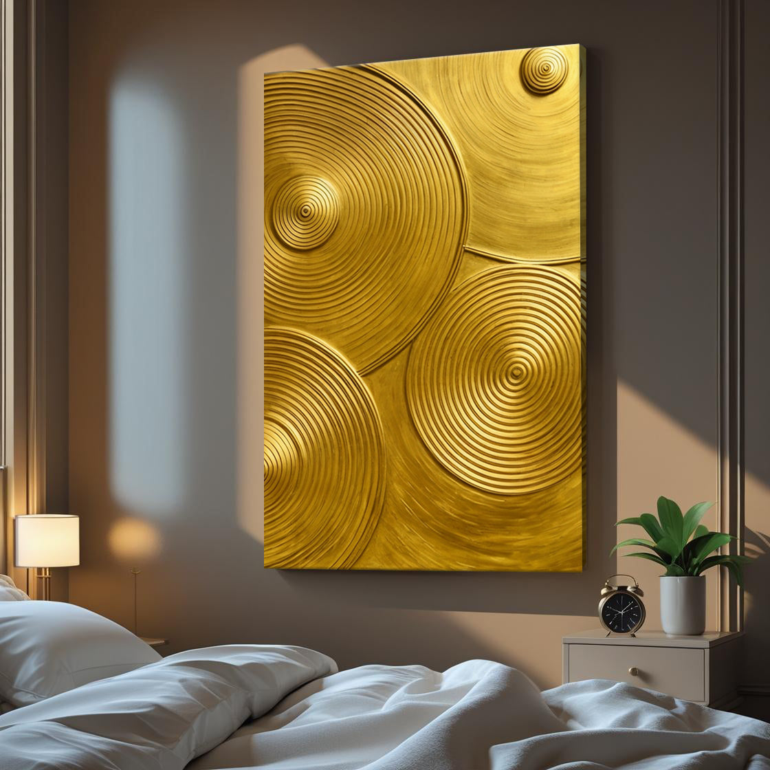 Gold Symphony Wall Art on sale at MyriadMart