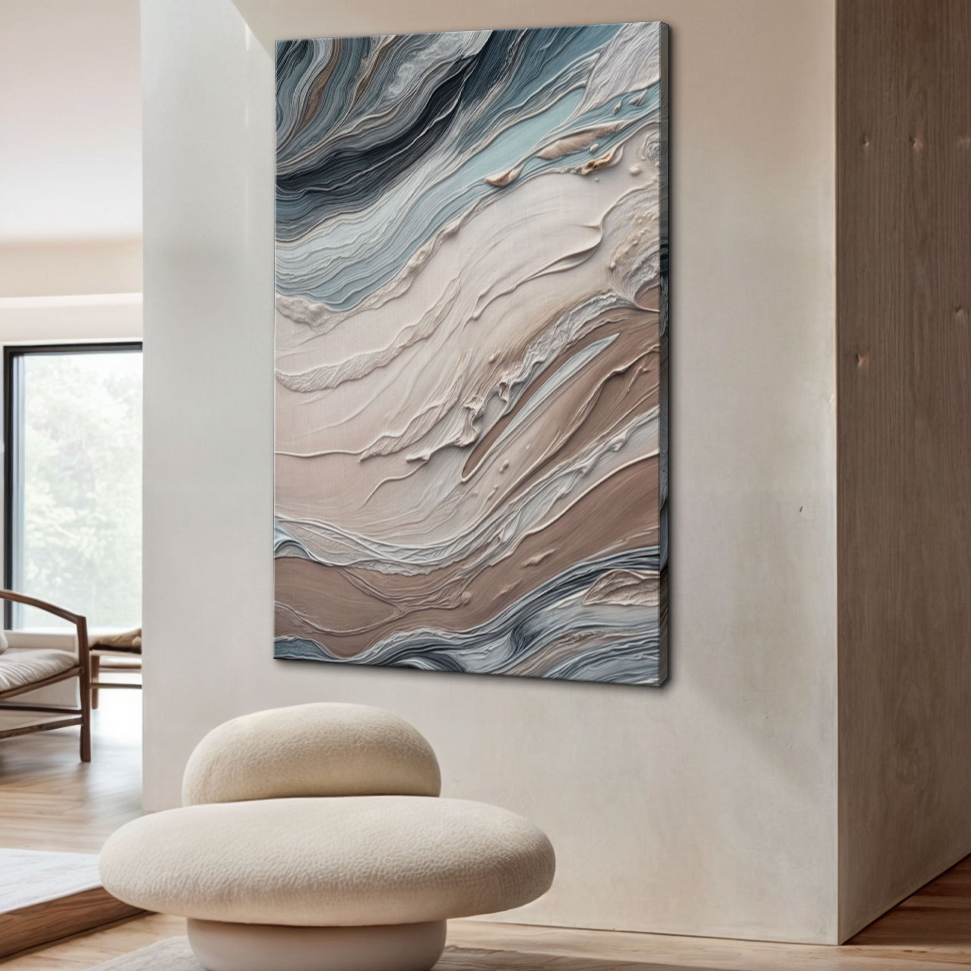 Earth Tone Swirls Wall Art on sale at MyriadMart