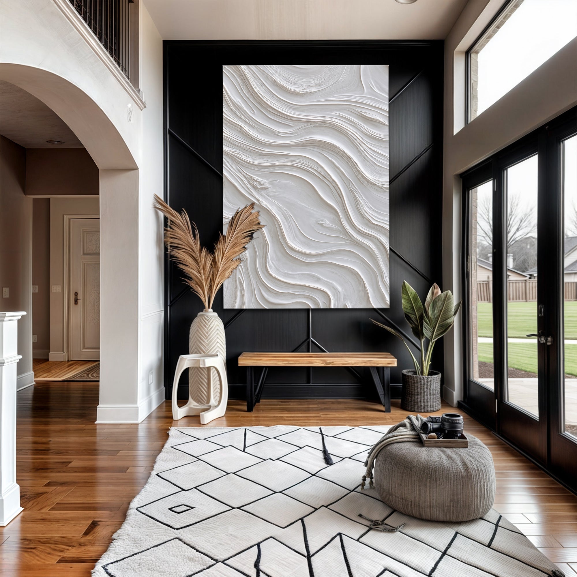 Minimalist Ocean Wave Wall Art on sale at MyriadMart