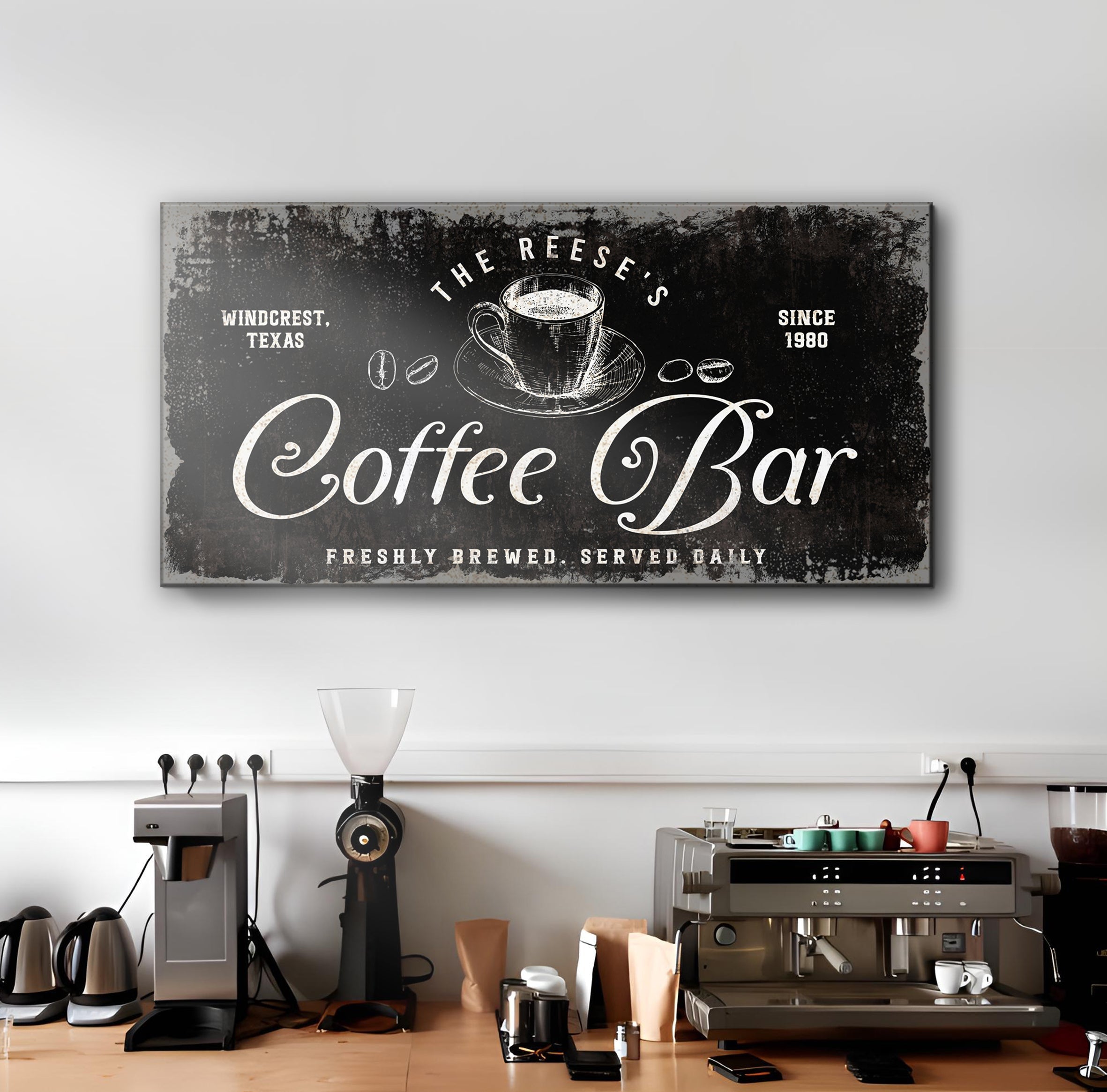 Coffee Bar Sign V on sale at MyriadMart