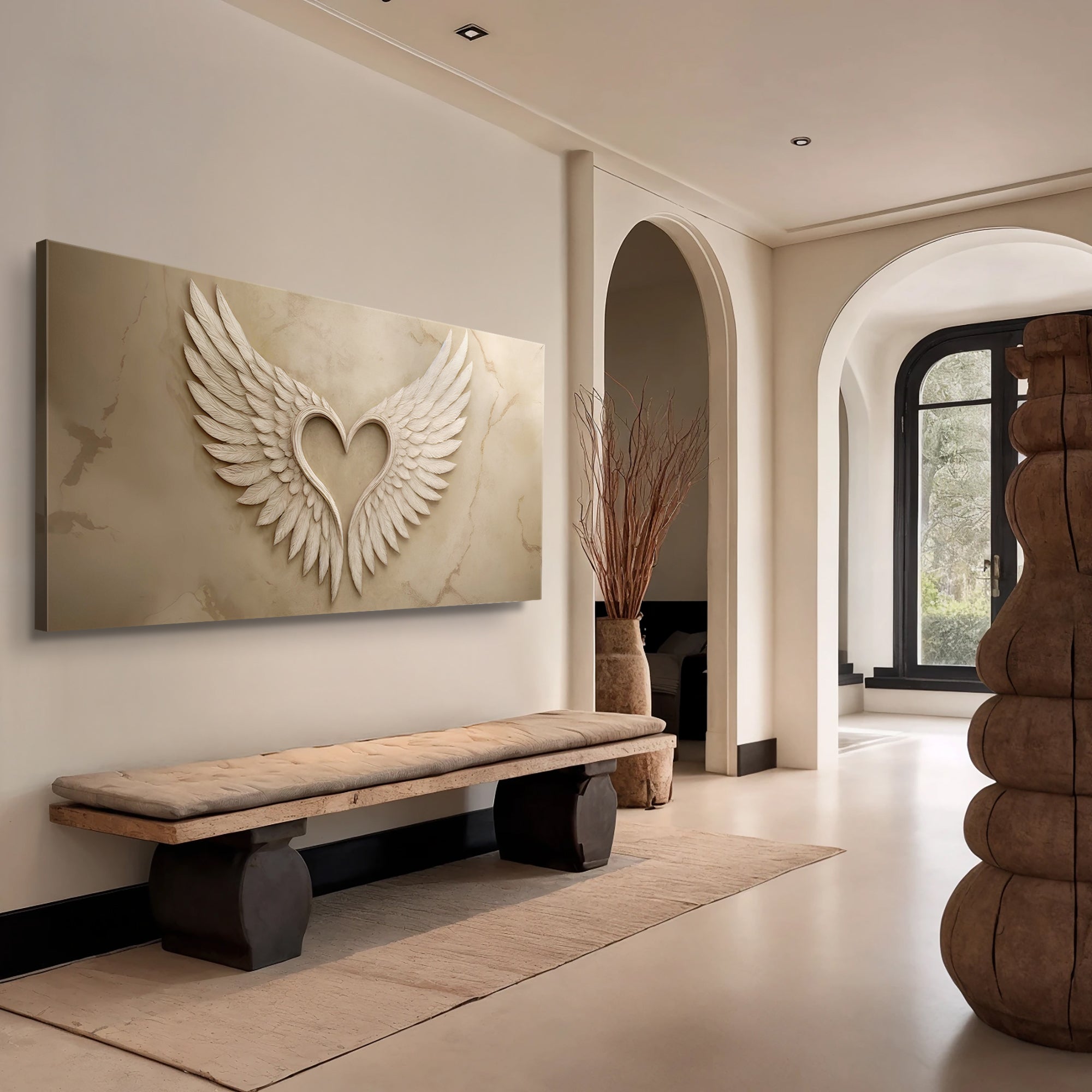 Wings Of Love Abstract Wall Art on sale at MyriadMart