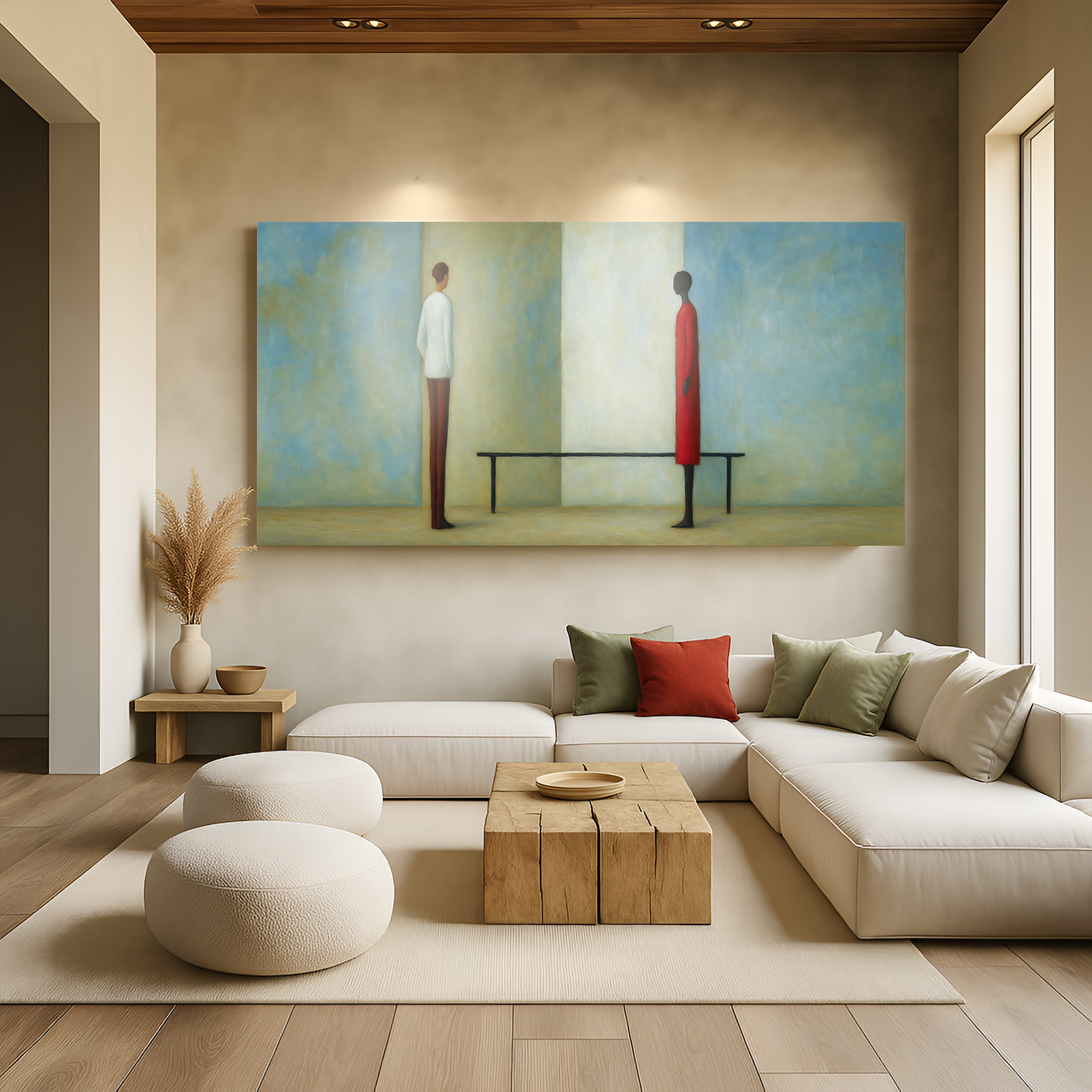 Confrontation Abstract Wall Art on sale at MyriadMart