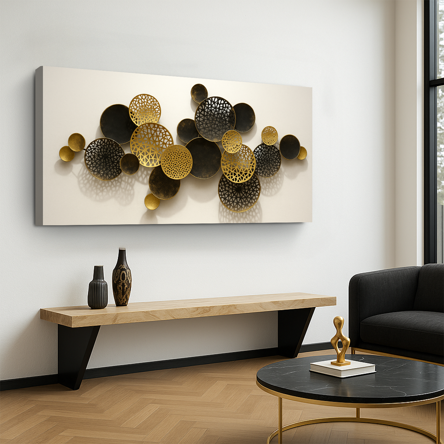 Lotus Leaf Abstract Wall Art V on sale at MyriadMart