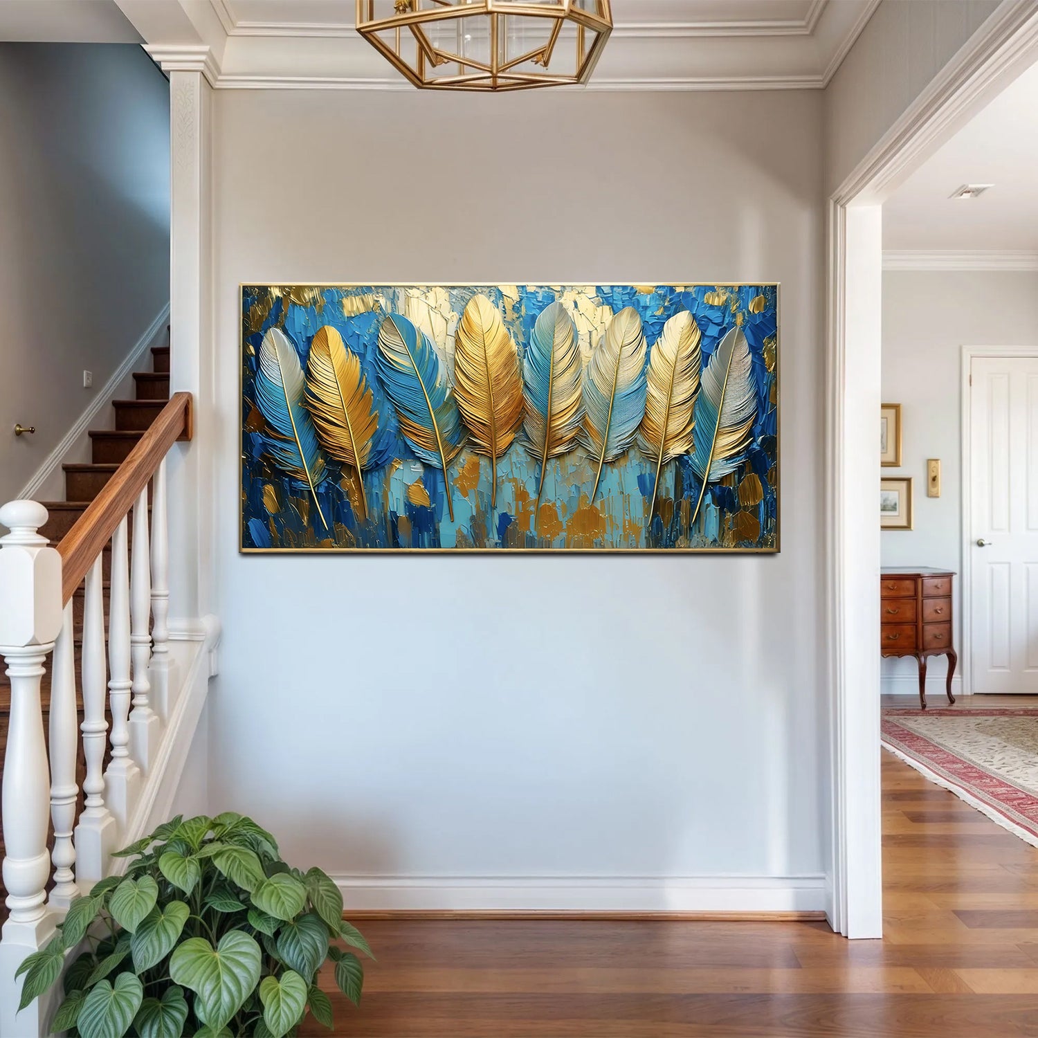 Confetti Sky Impasto Wall Art on sale at MyriadMart