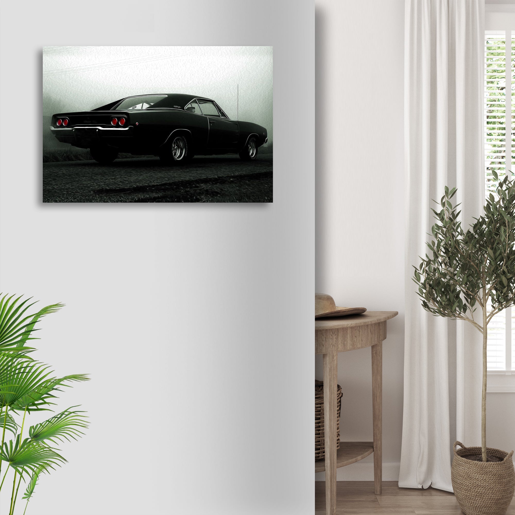 Race Car Vintage Canvas Wall Art on sale at MyriadMart
