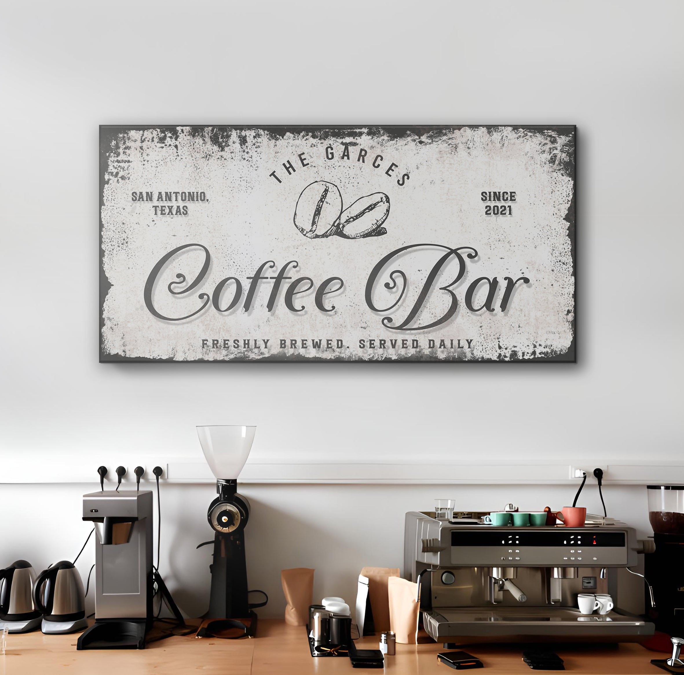 Coffee Bar Sign IV on sale at MyriadMart